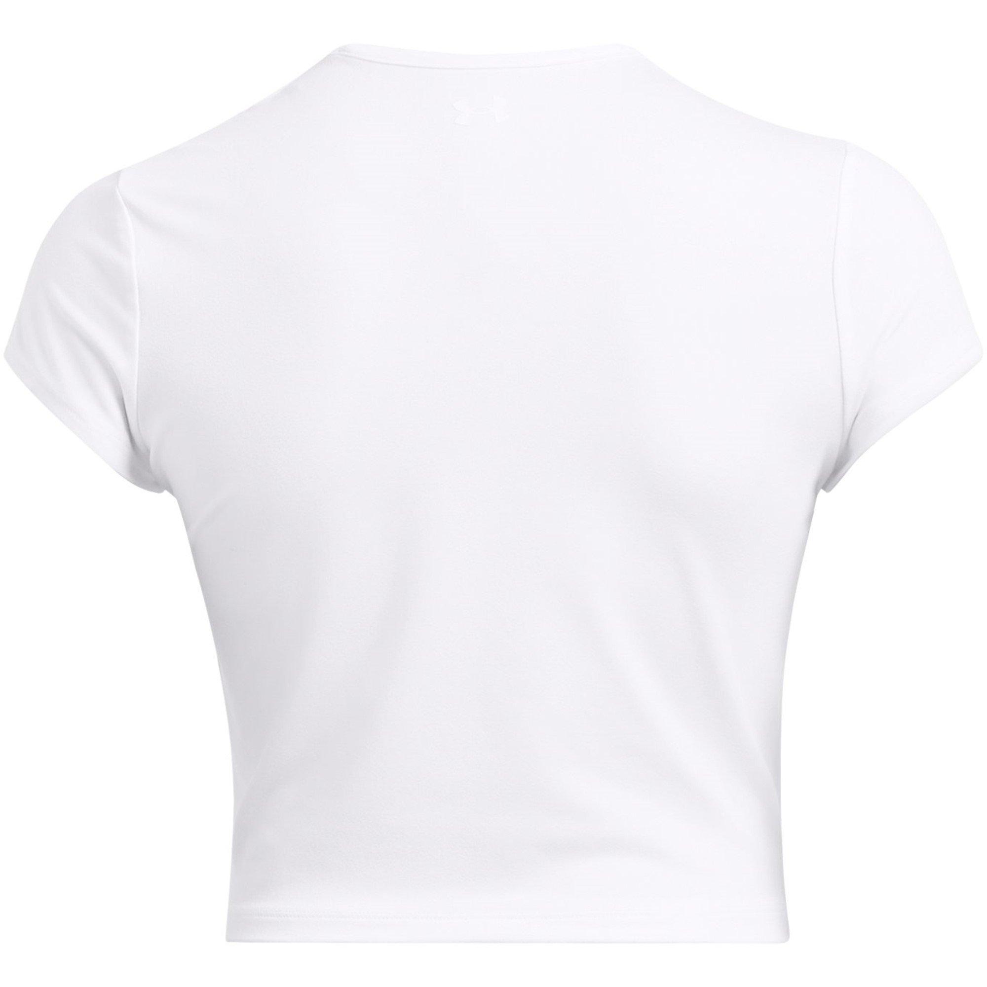 White - Under Armour - Short-Sleeve Performance Gym Top - 2