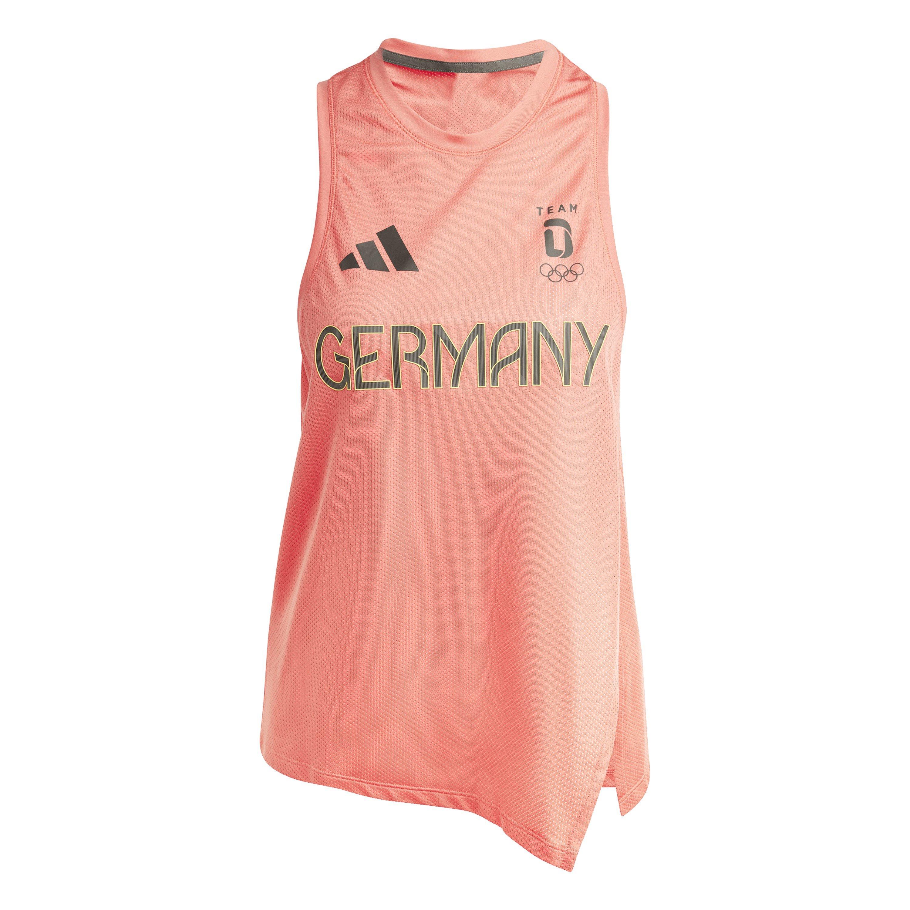 Adidas Women's Short Sleeve Performance Gym Top - Scarlet - 16 (XL)