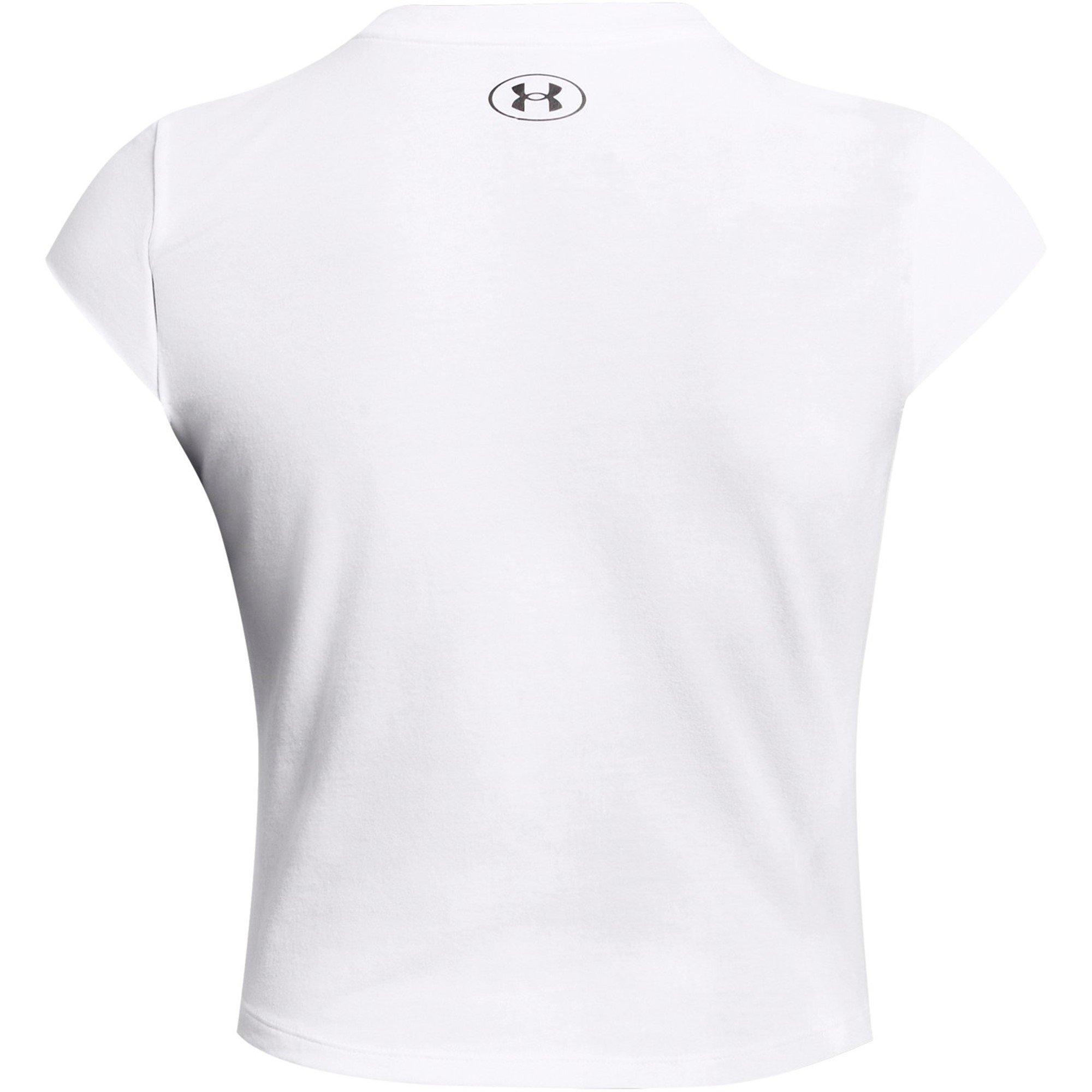 White - Under Armour - Short-Sleeve Performance Gym Top - 2