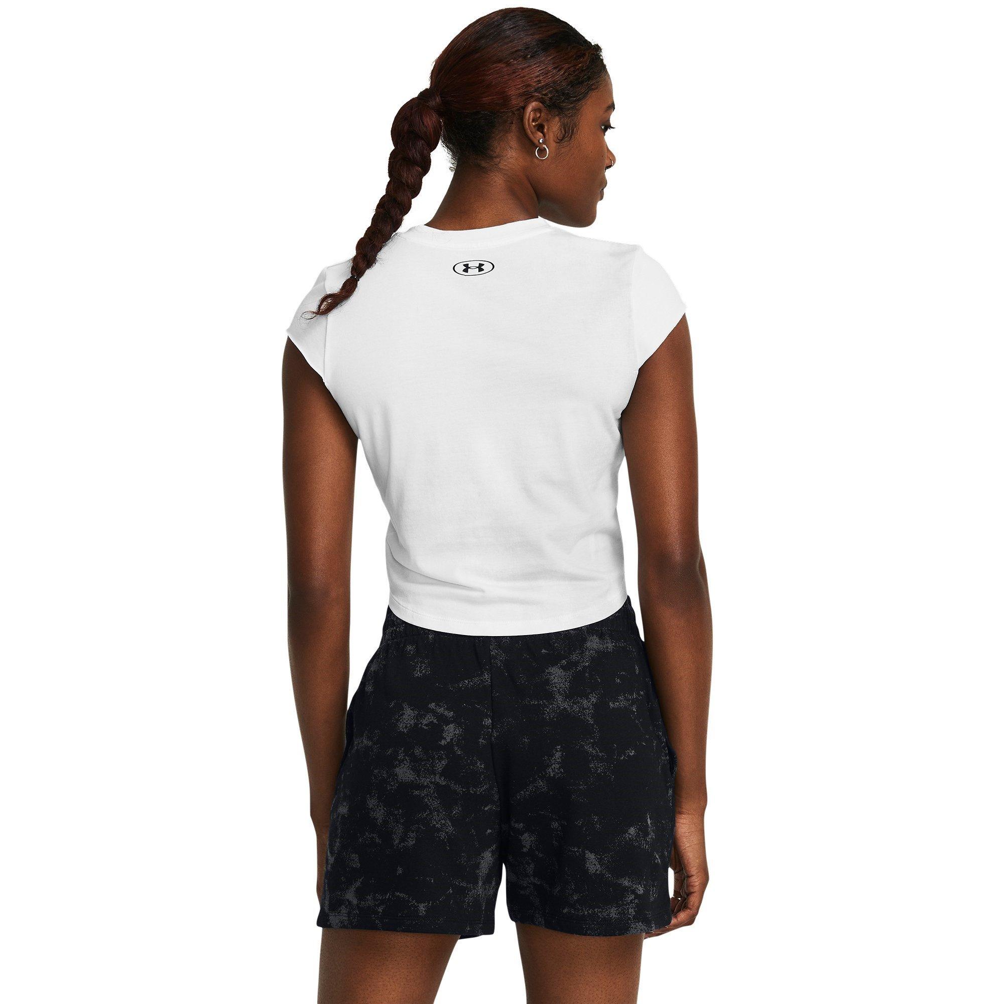 White - Under Armour - Short-Sleeve Performance Gym Top - 4