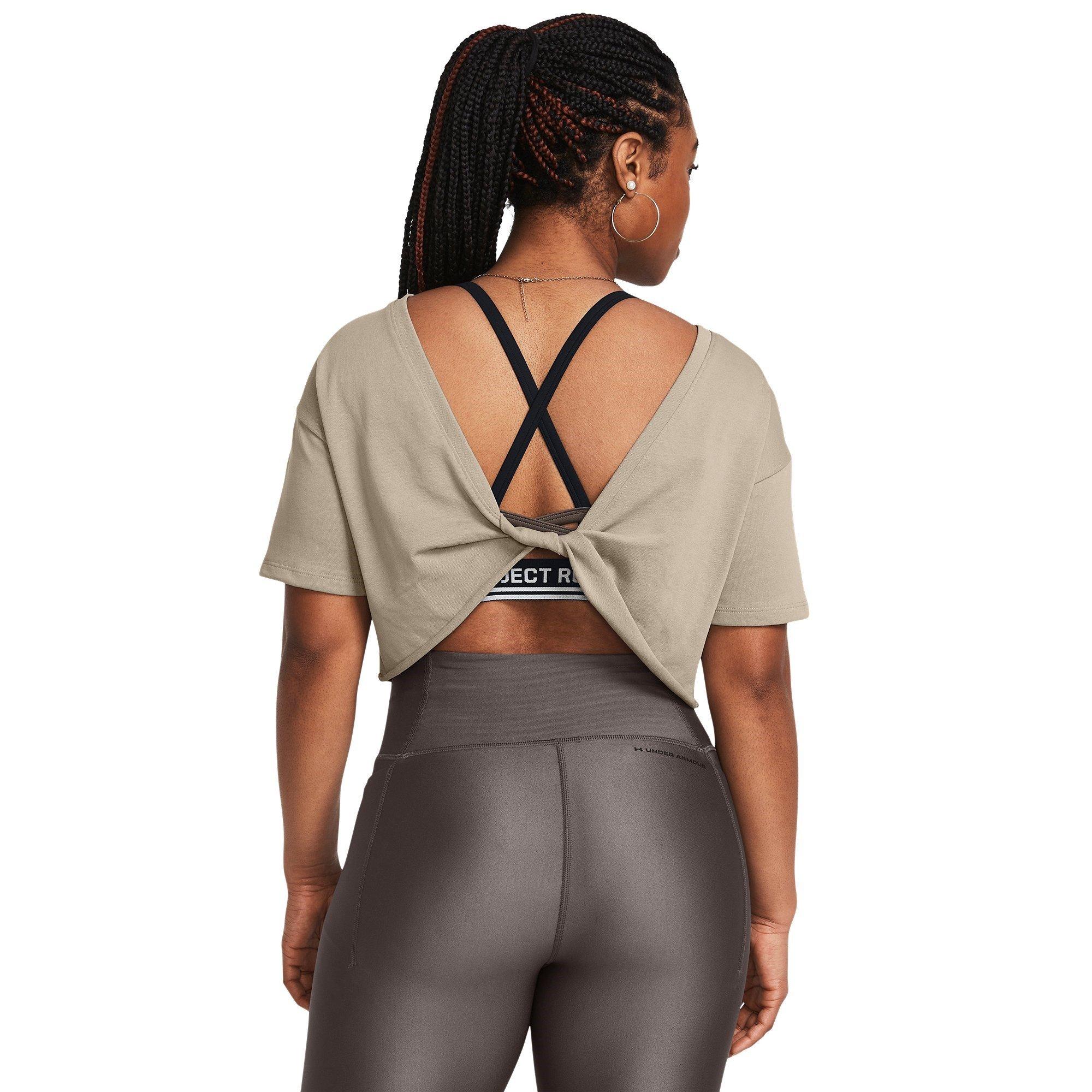 Brown - Under Armour - Balance Graphic Short-Sleeve Performance Gym Top - 4