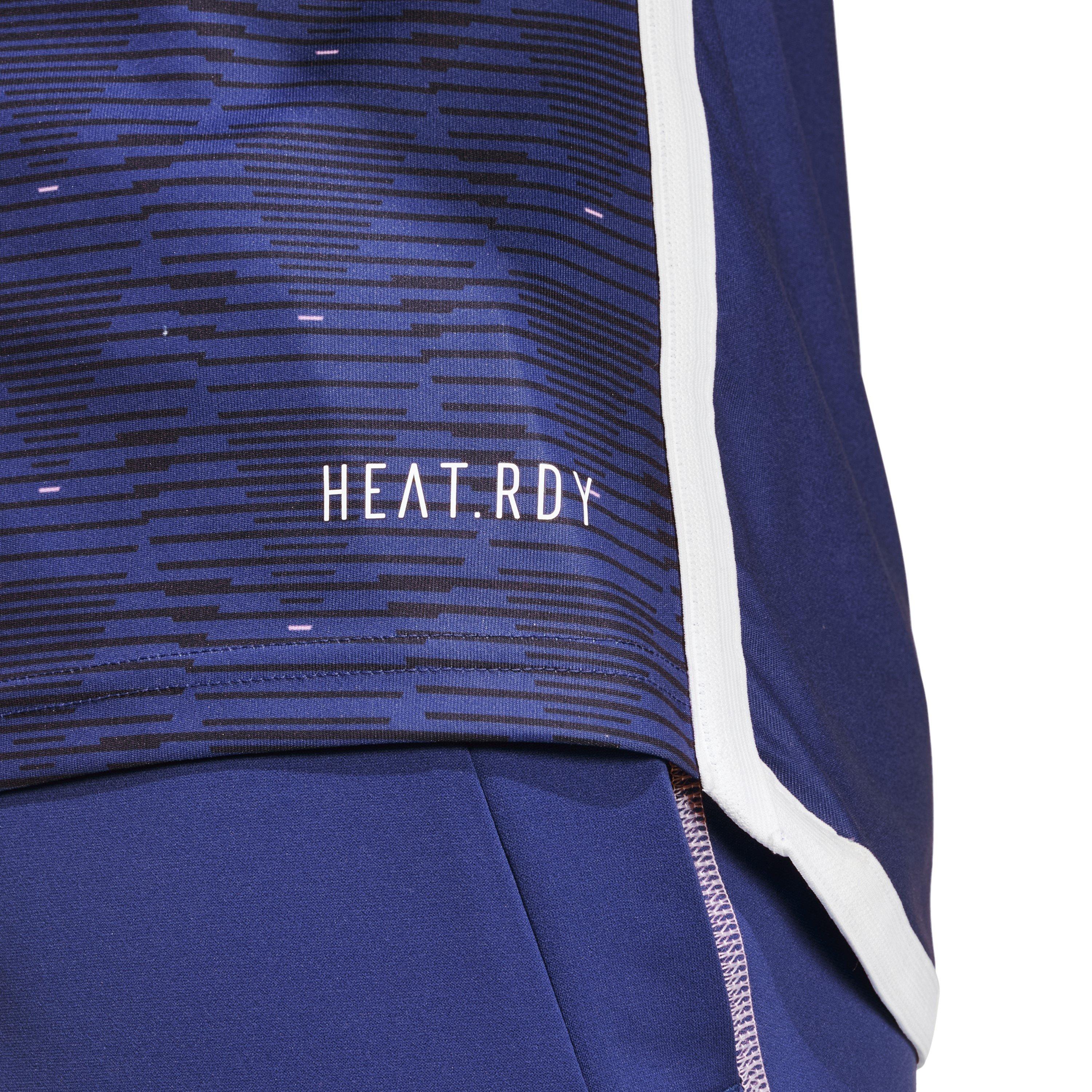 Semi Lucid Blue - adidas - Team F Hb Jsy W Gym Top Womens - 4