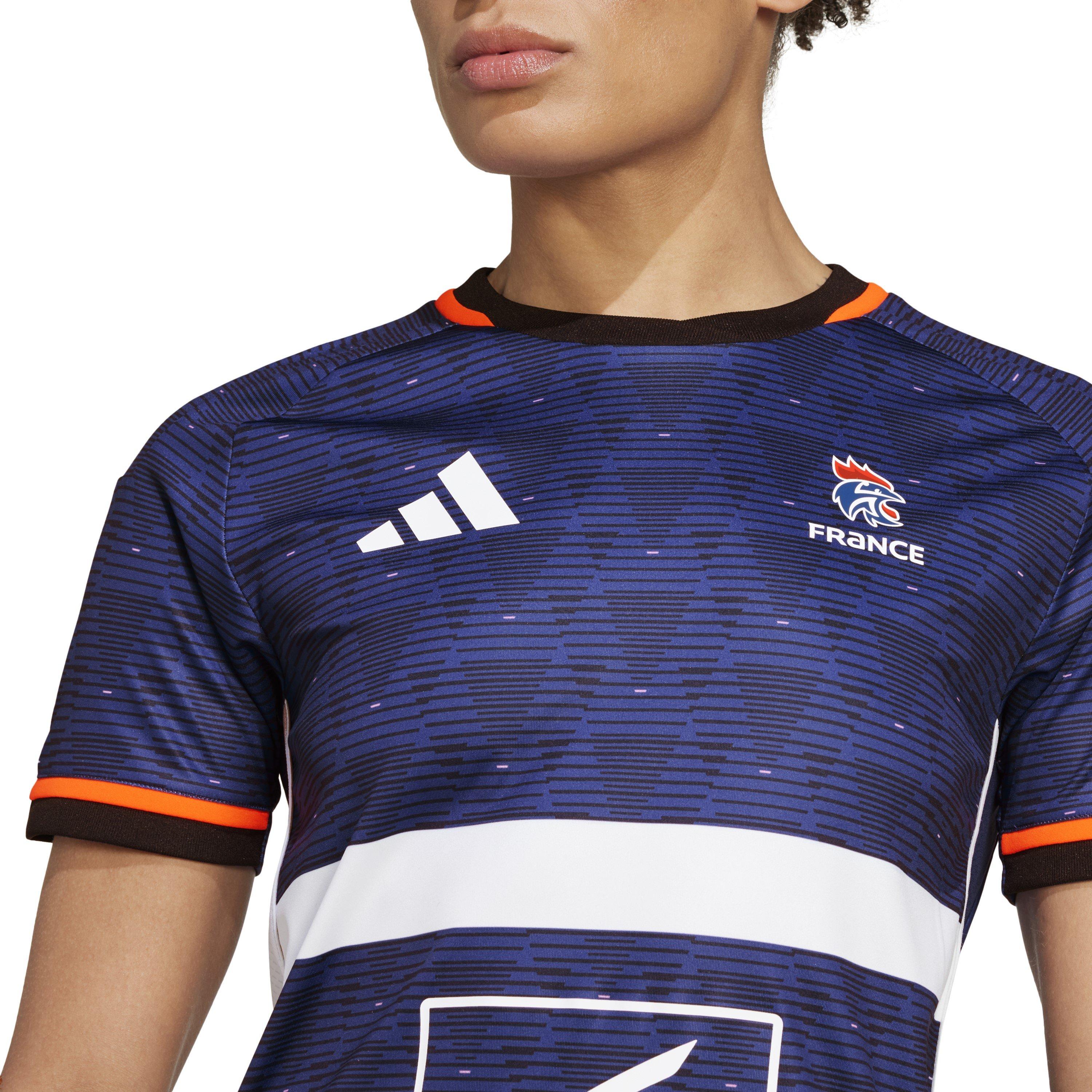 Semi Lucid Blue - adidas - Team F Hb Jsy W Gym Top Womens - 5