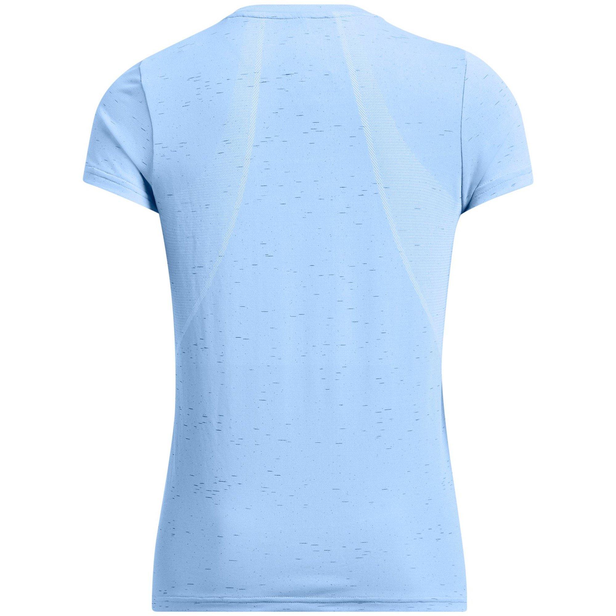 Blu - Under Armour - Women's Vanish Seamless Short-Sleeve Performance Gym Top - 2