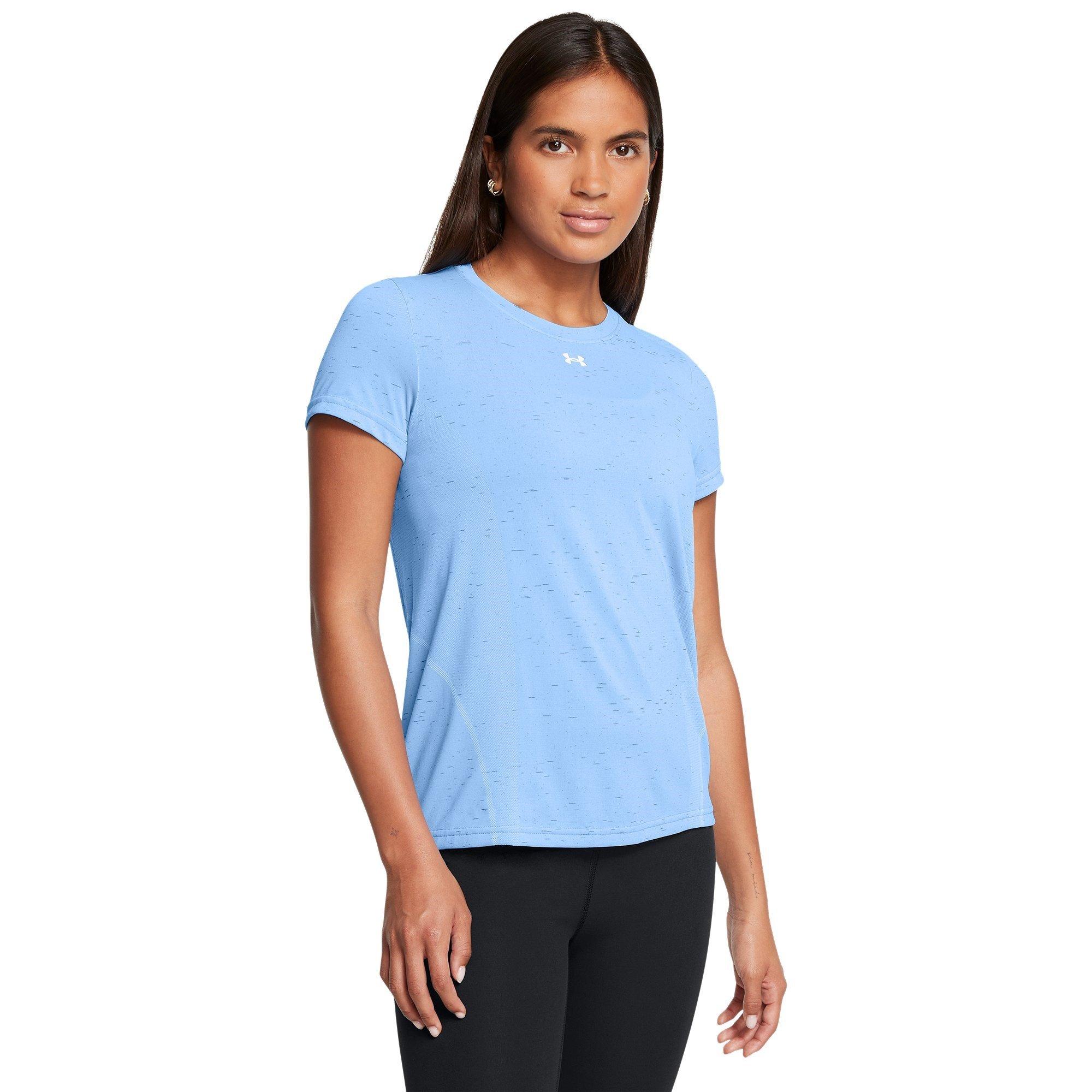 Blu - Under Armour - Women's Vanish Seamless Short-Sleeve Performance Gym Top - 3
