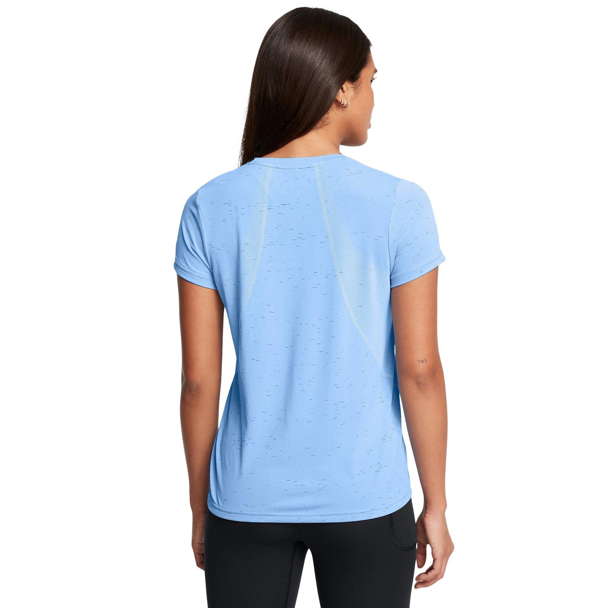 Blu - Under Armour - Women's Vanish Seamless Short-Sleeve Performance Gym Top - 4