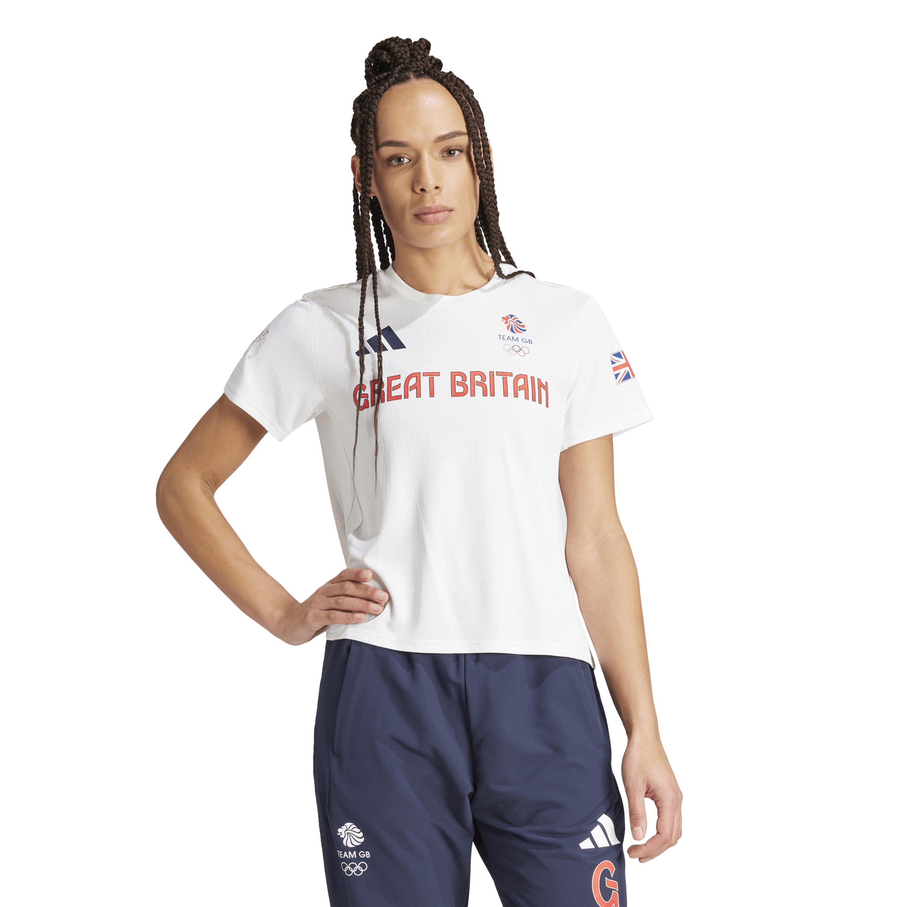 Branco - adidas - Team Gb Hr Teew Gym Top Womens - 2