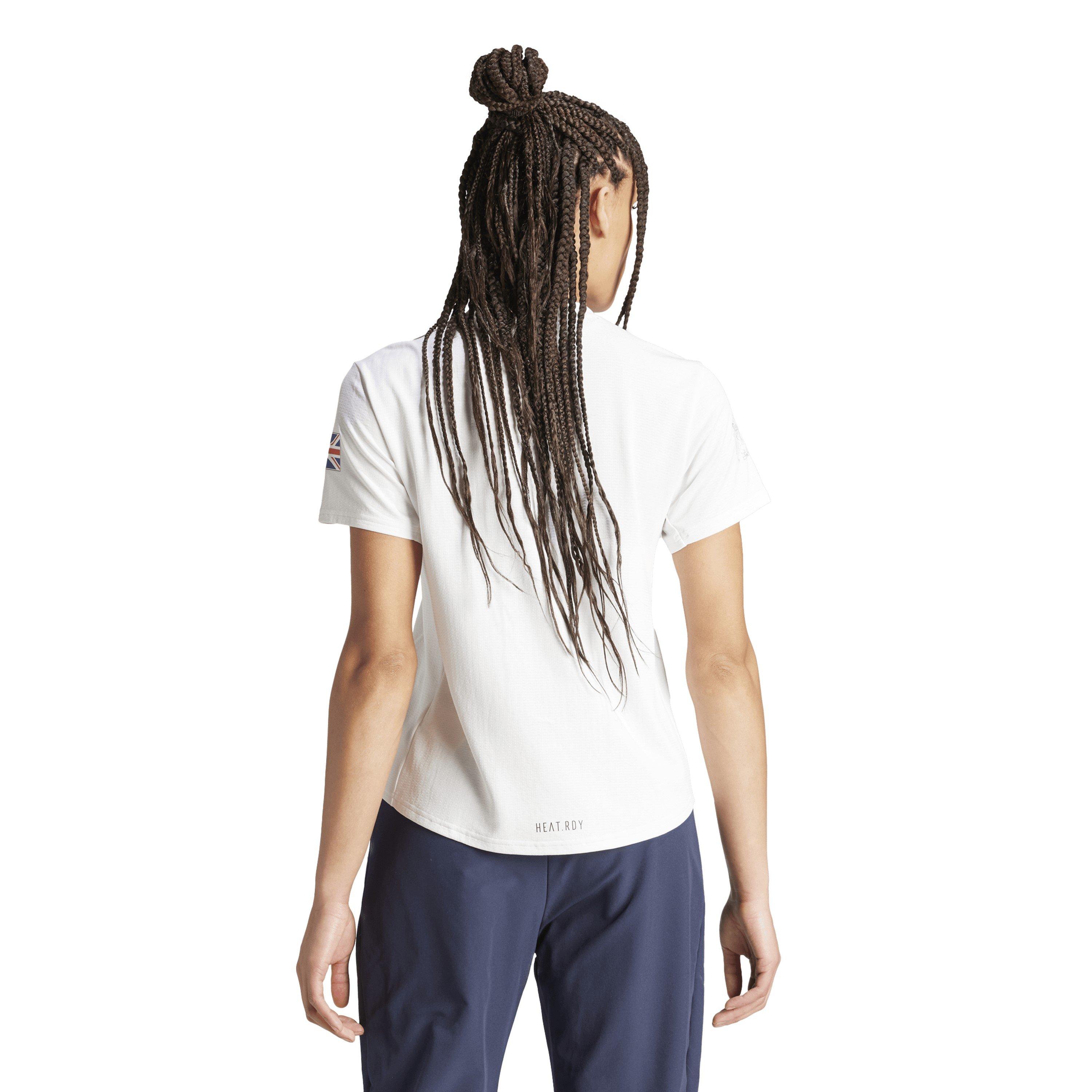 Branco - adidas - Team Gb Hr Teew Gym Top Womens - 3