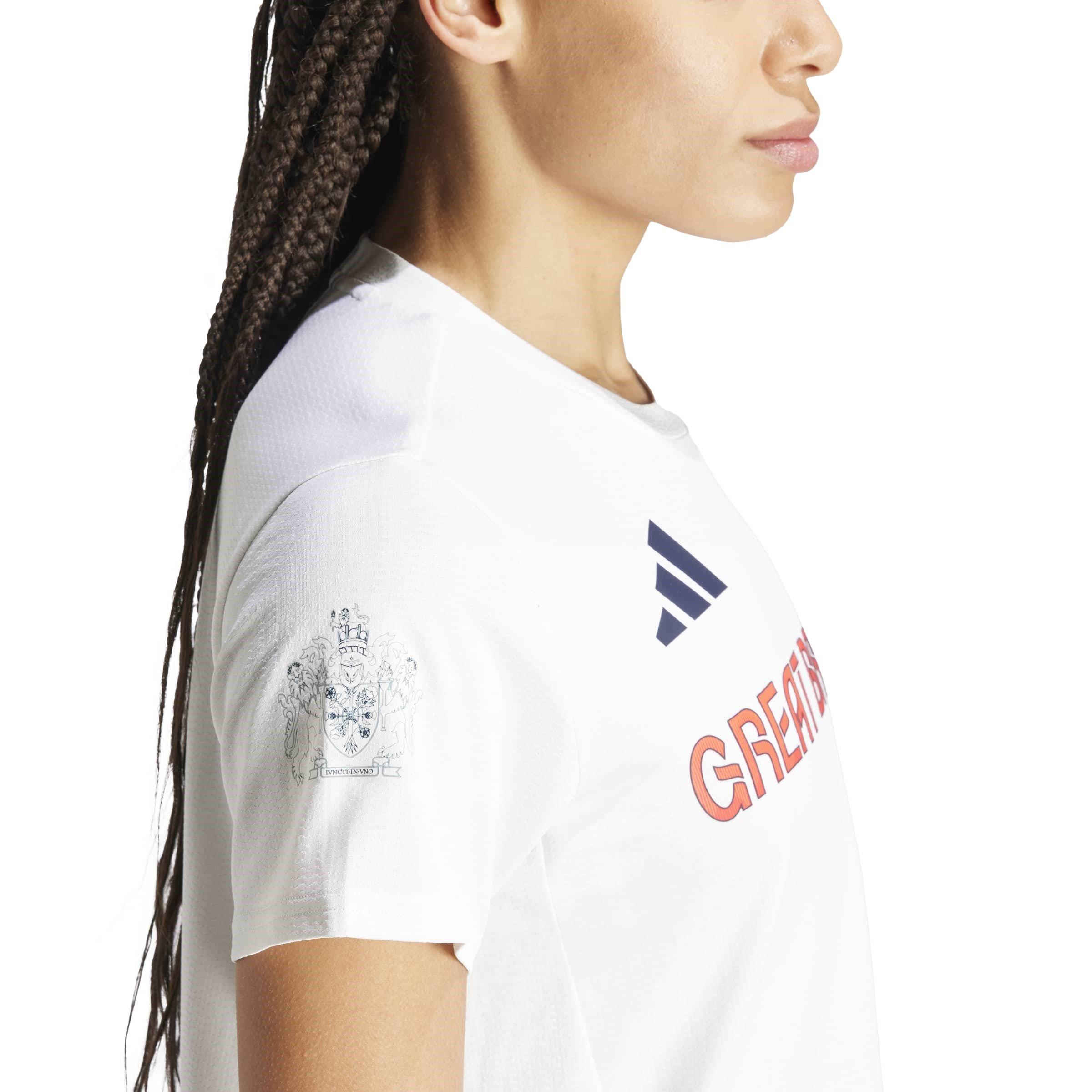 Branco - adidas - Team Gb Hr Teew Gym Top Womens - 6