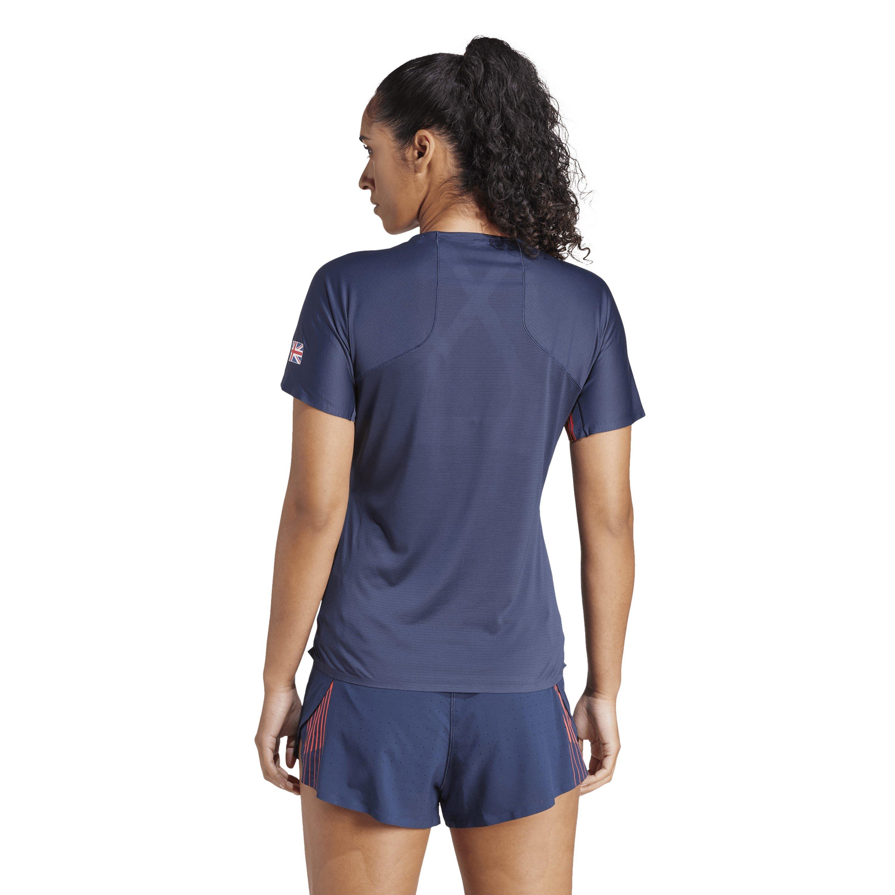 adidas | Women's Rutee Team GB Short Sleeve Performance Gym Top ...