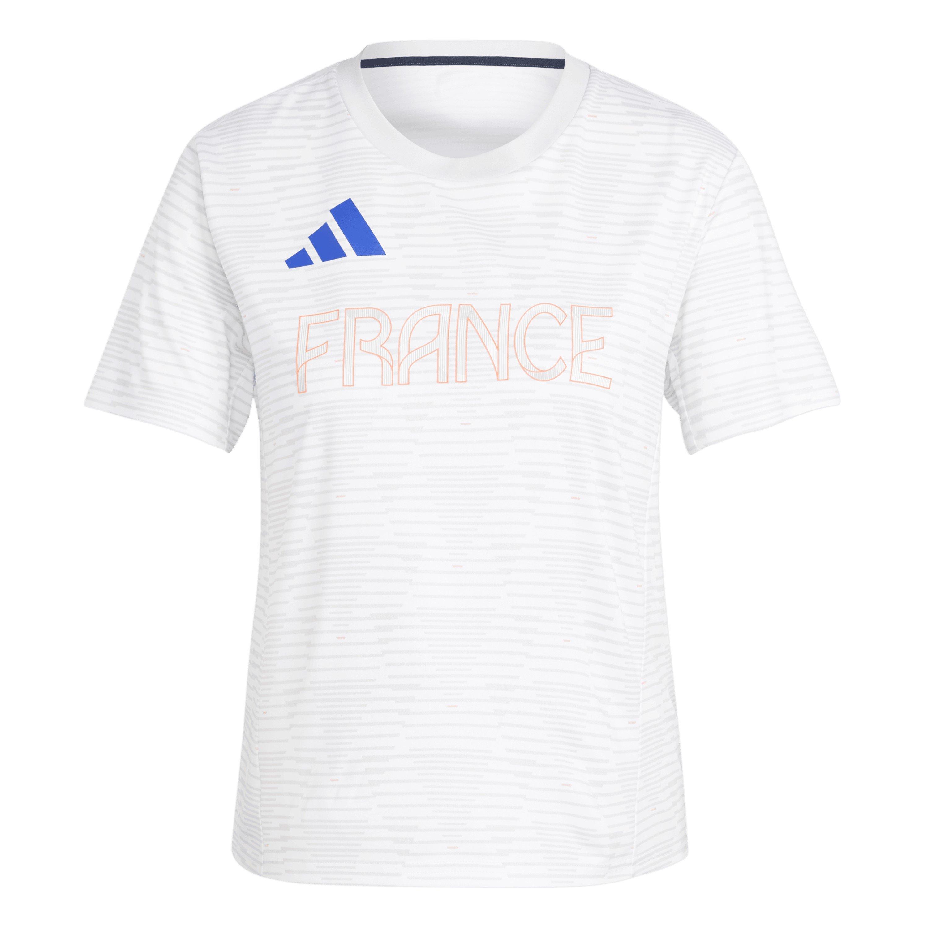 Adidas Women's Team Trainer Short Sleeve Performance Gym Top - White - 16 (XL)