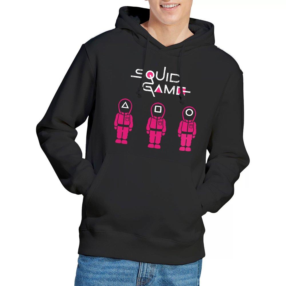 Black - Squid Game - Squid Game Soldiers Hoodie Black - 1