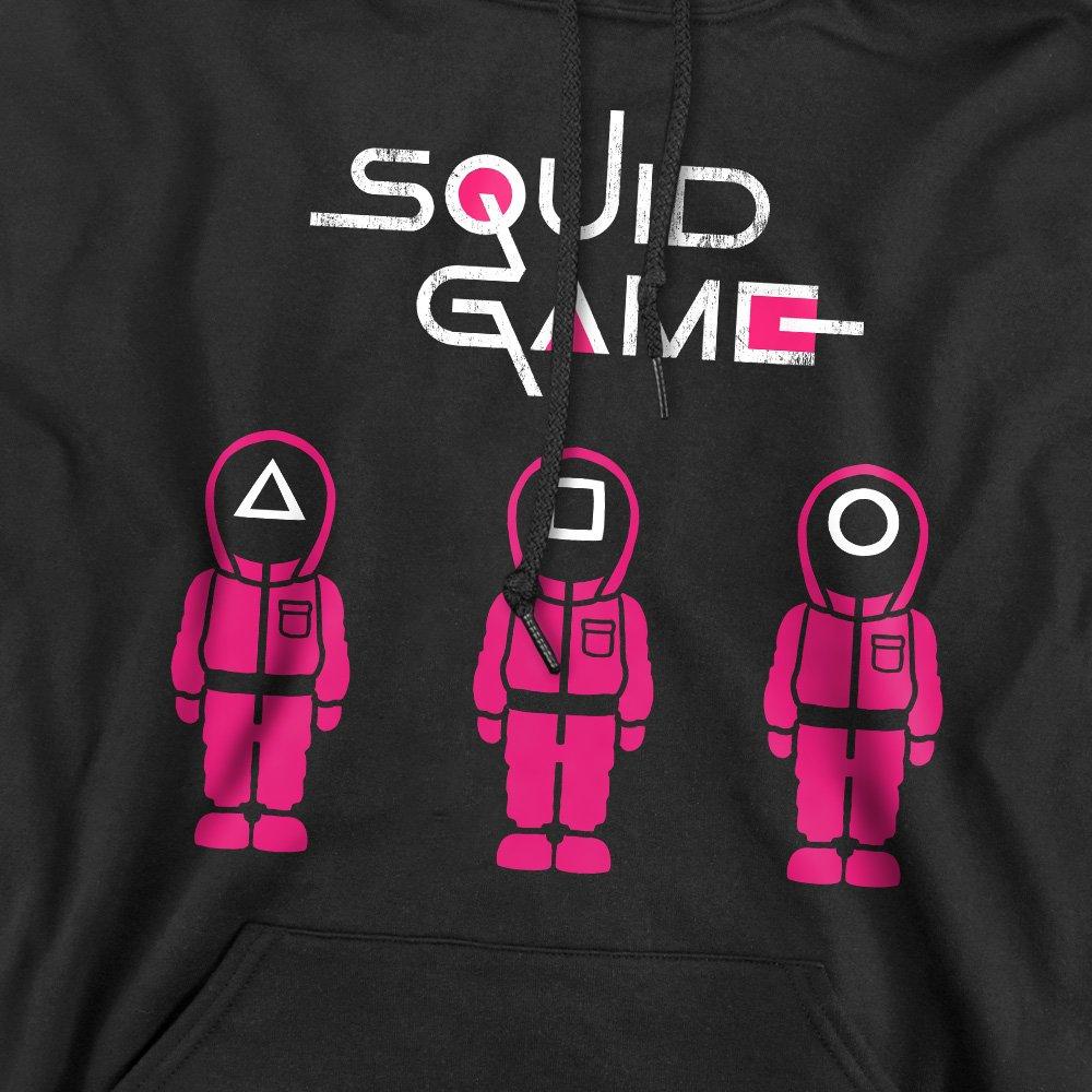 Black - Squid Game - Squid Game Soldiers Hoodie Black - 2