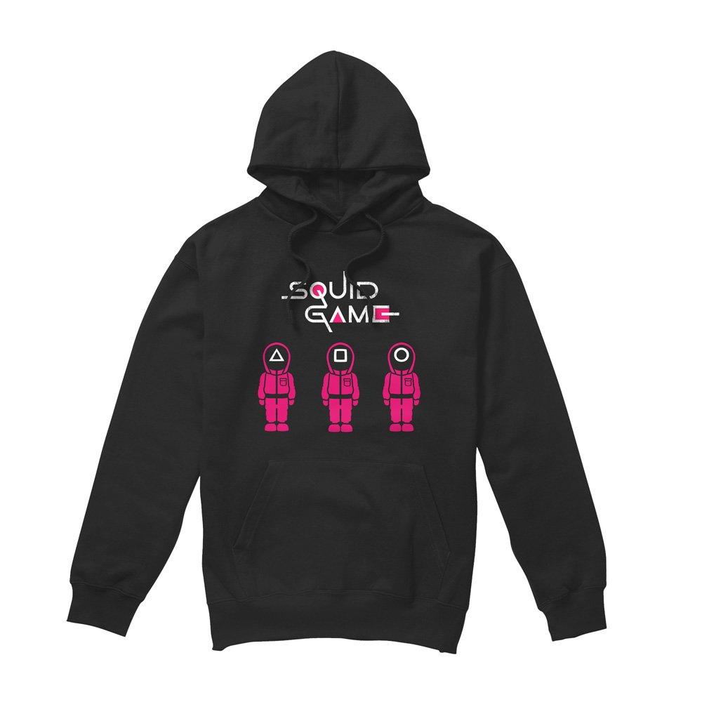 Black - Squid Game - Squid Game Soldiers Hoodie Black - 4