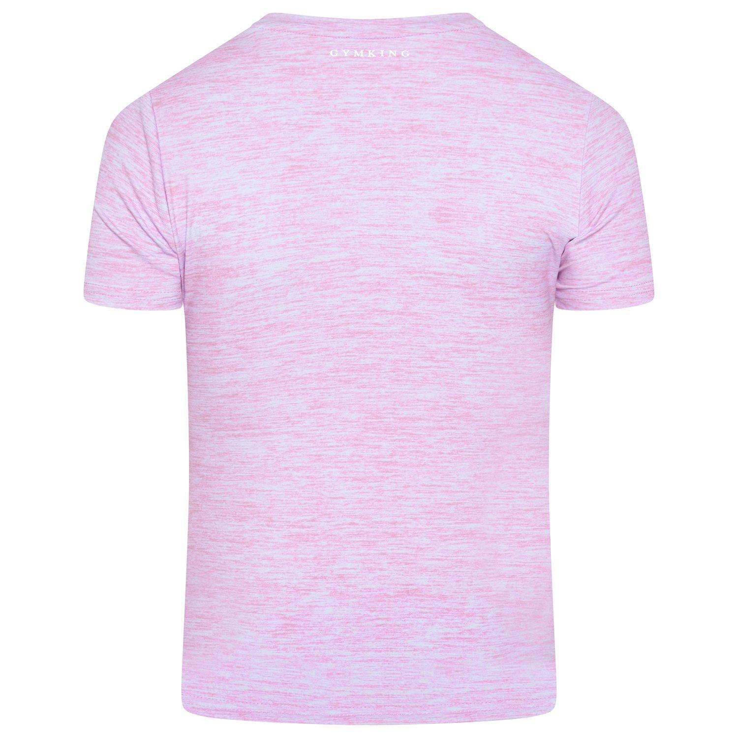 Pink Grindle - Gym King - Womens Short-Sleeve Performance Gym Top - 4