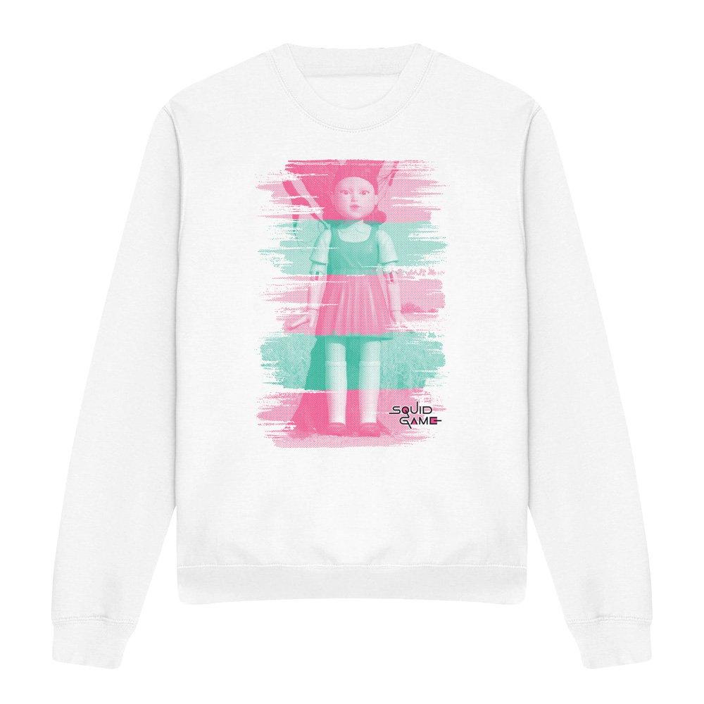 White - Squid Game - SQUID GAME YOUNG-HEE RED LIGHT GREEN LIGHT Sweatsh - 4