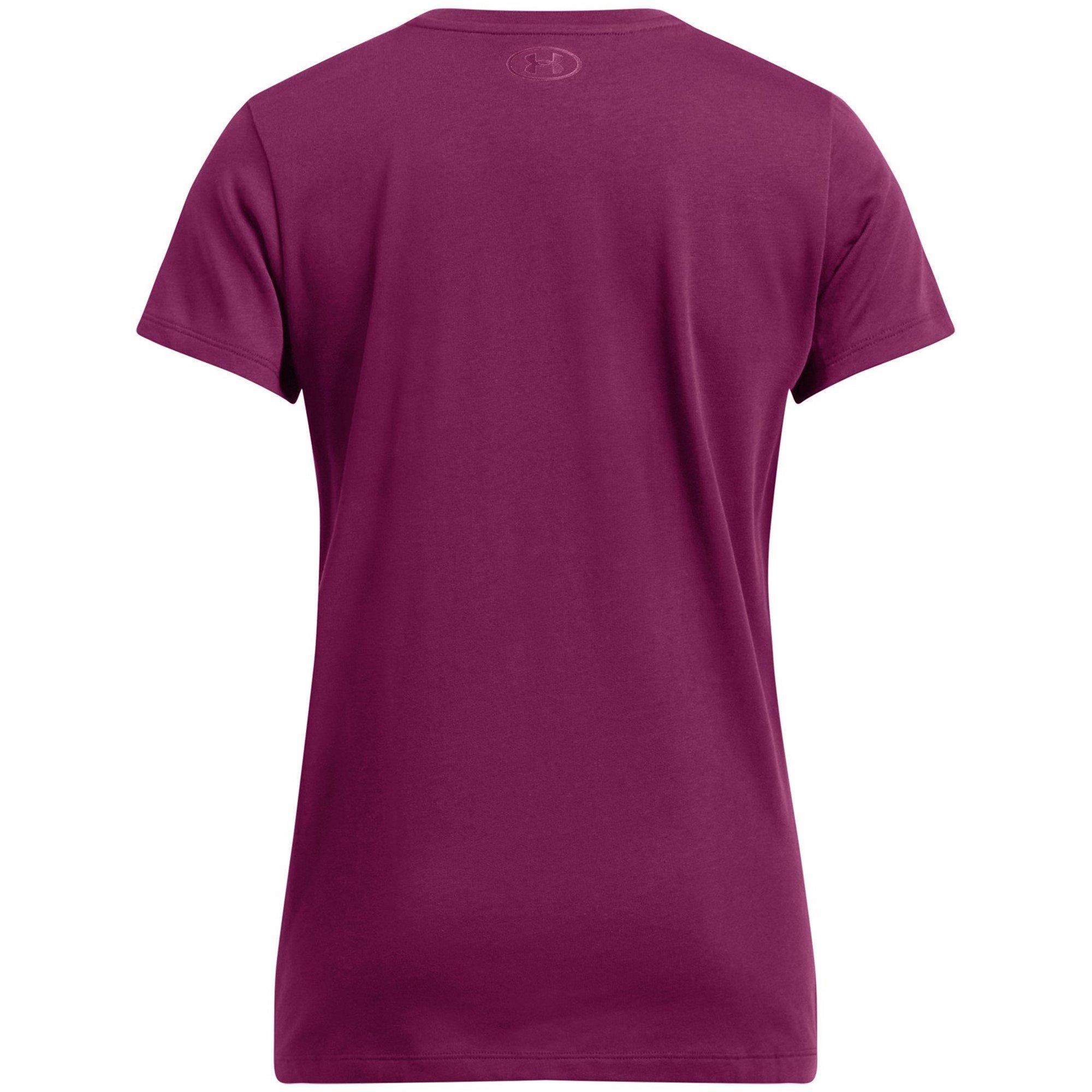 Violet - Under Armour - Short-Sleeve Performance Gym Top - 2