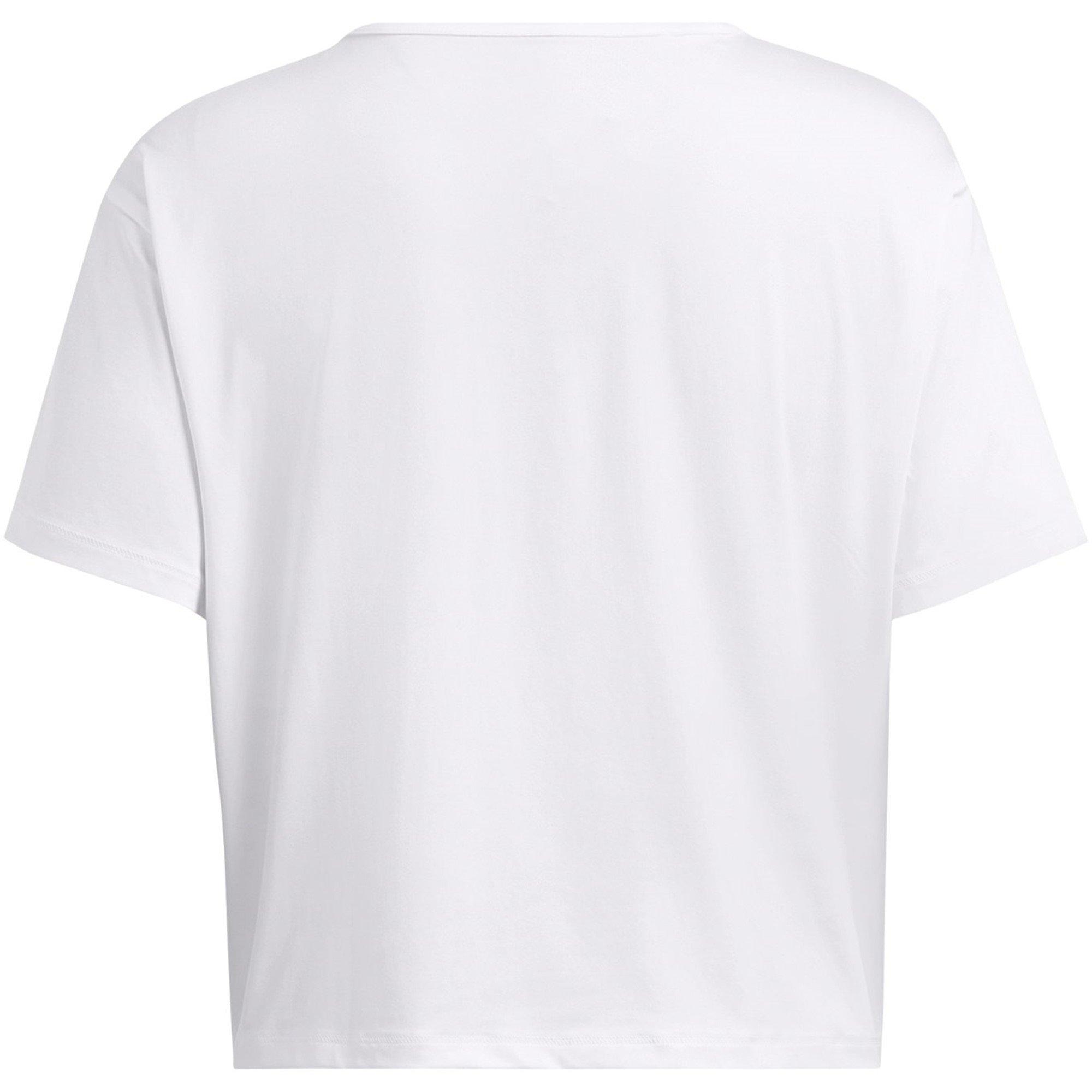 White - Under Armour - Women's Motion Short-Sleeve Performance Gym Top - 2