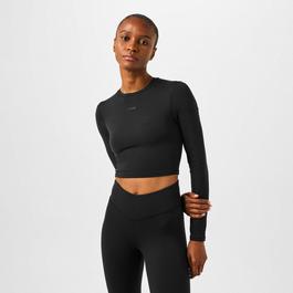 USA Pro Pro Long Sleeve Crop Top Womens