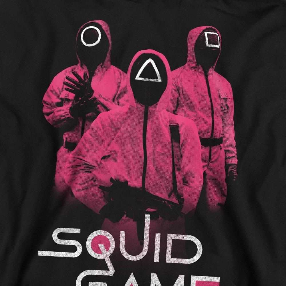 Black - Squid Game - SQUID GAME GUARDS AT THE READY Sweatshirt Black - 2