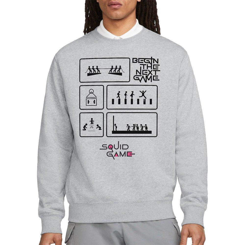 Grey - Squid Game - SQUID GAMES NEXT GAME Sweatshirt Grey - 1