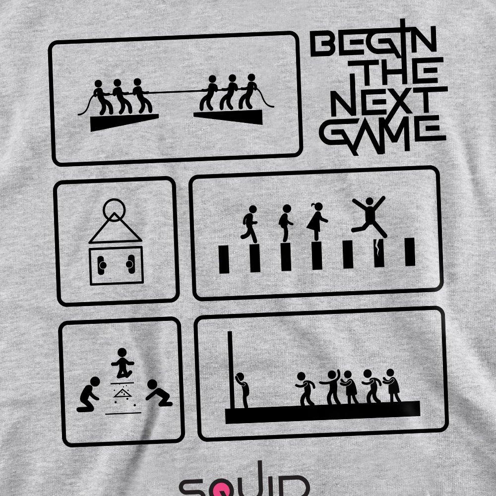 Grey - Squid Game - SQUID GAMES NEXT GAME Sweatshirt Grey - 2
