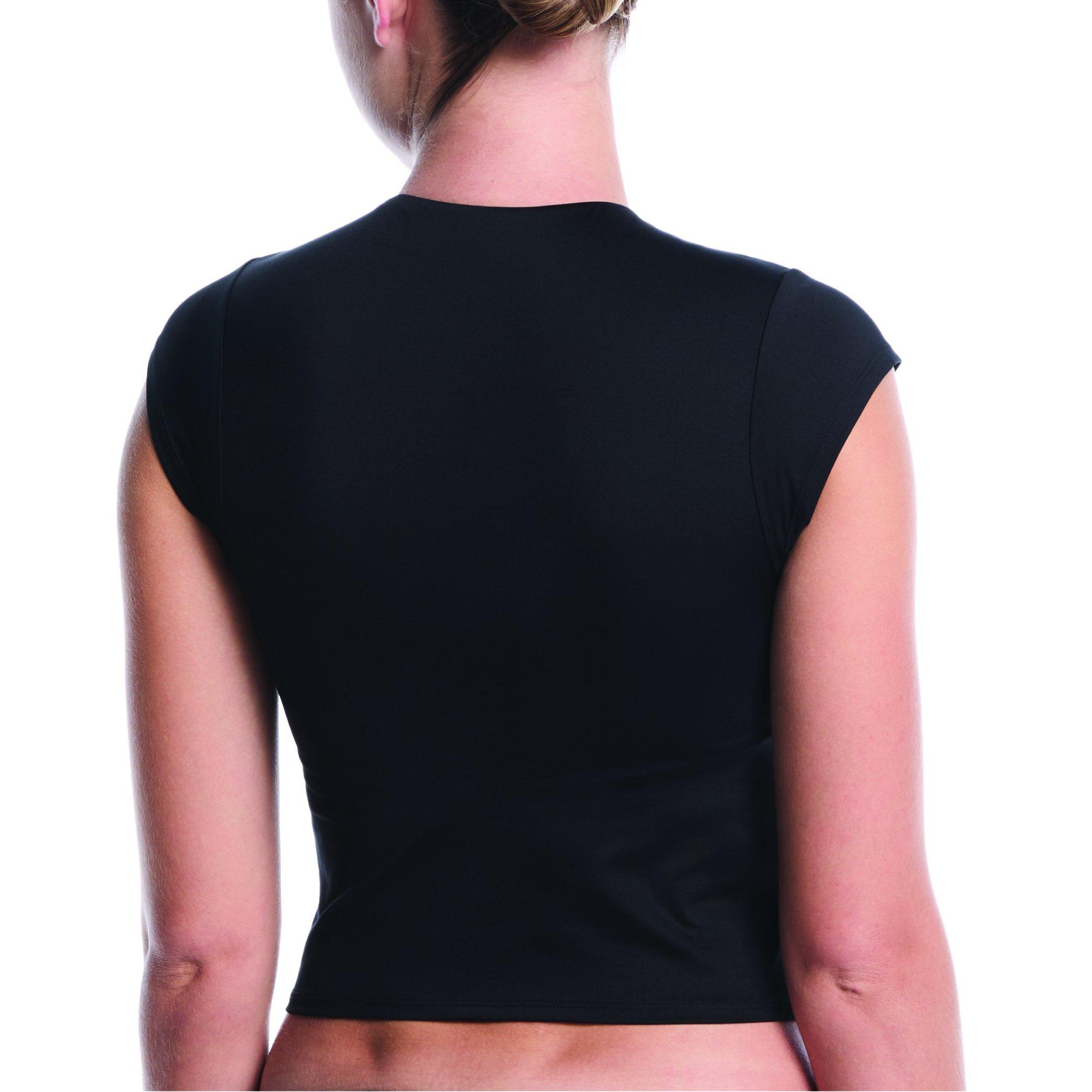 Black - Nike - Women's Short Sleeve Performance Gym Top - 2