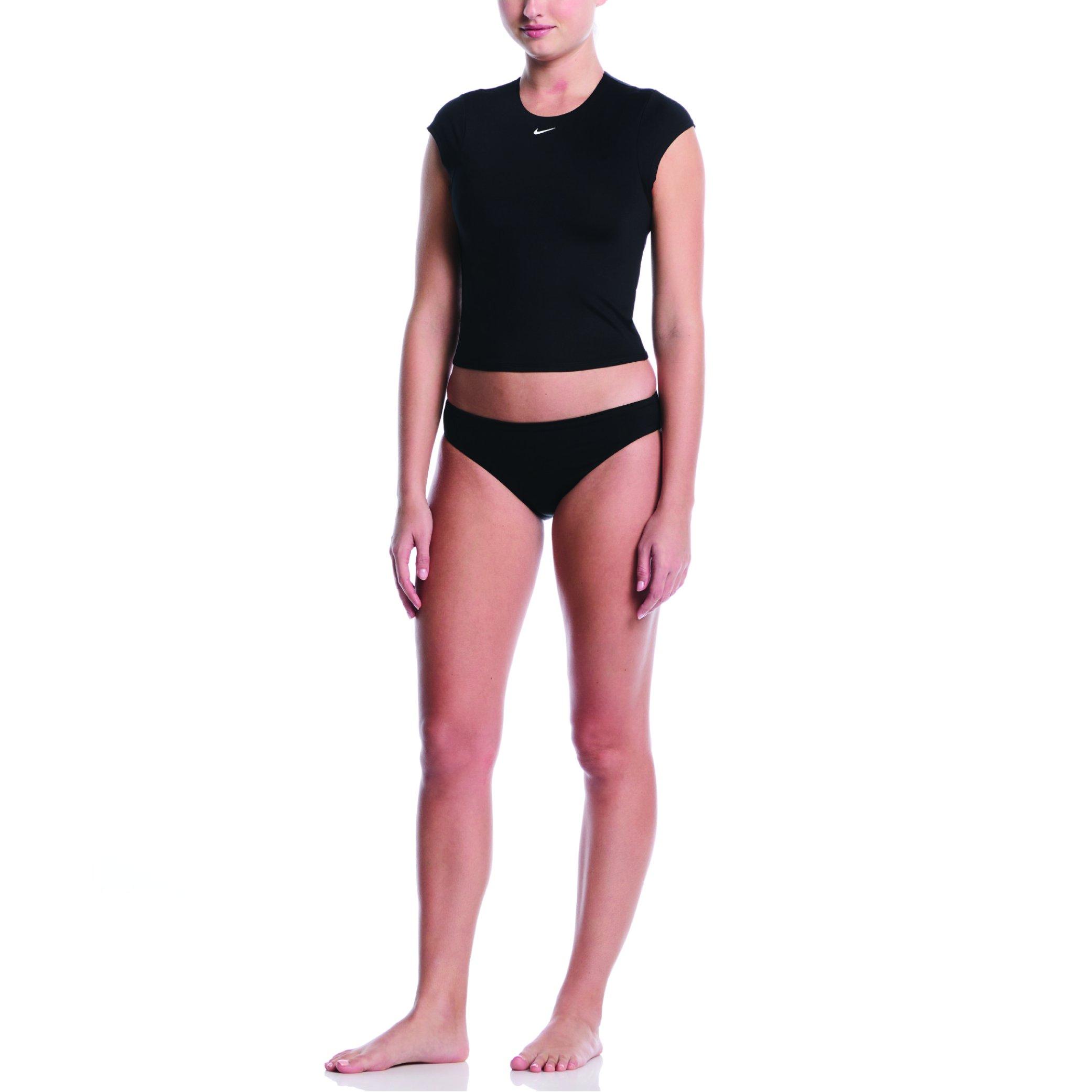 Black - Nike - Women's Short Sleeve Performance Gym Top - 4