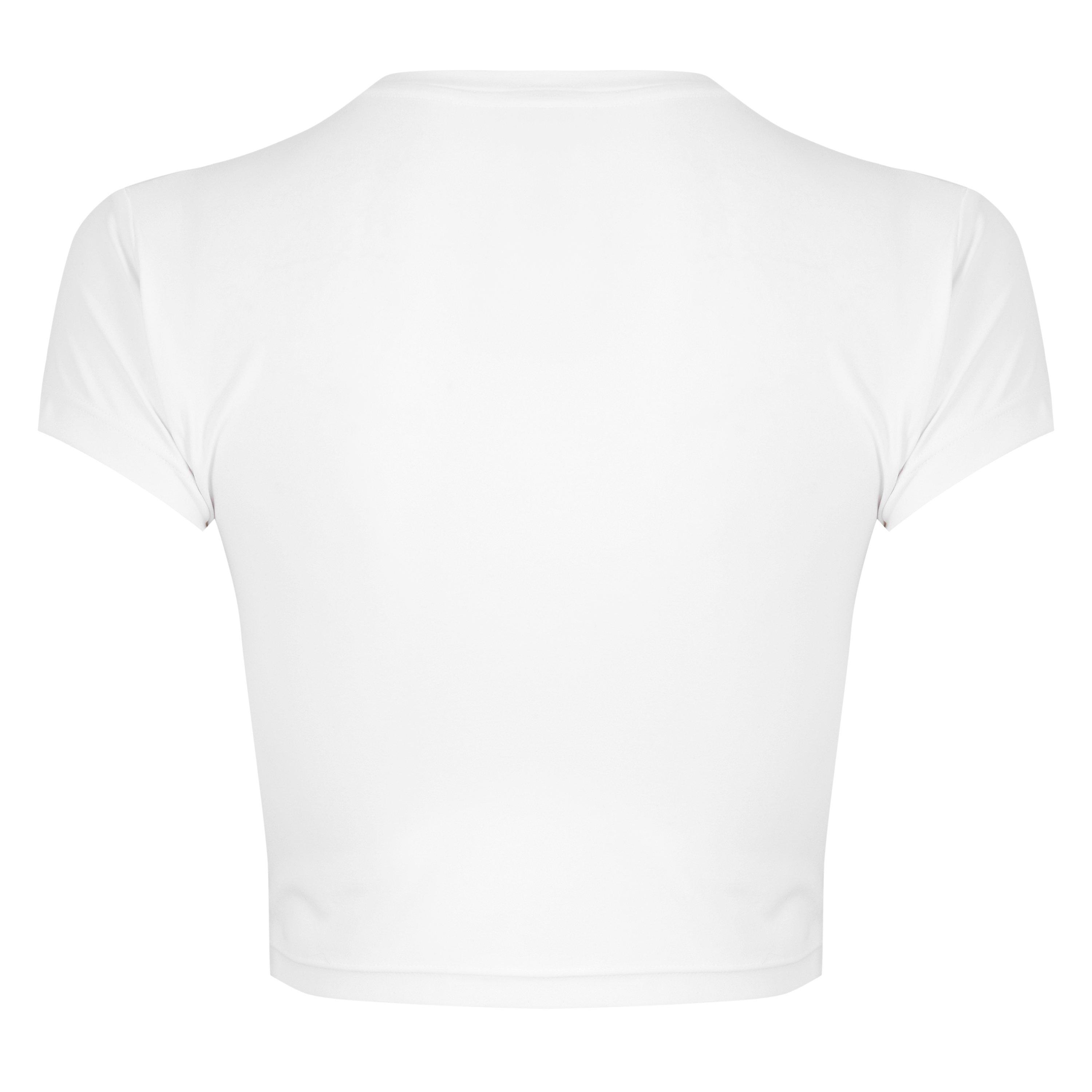 White - New Balance - Women's Short Sleeve Performance Gym Top - 2