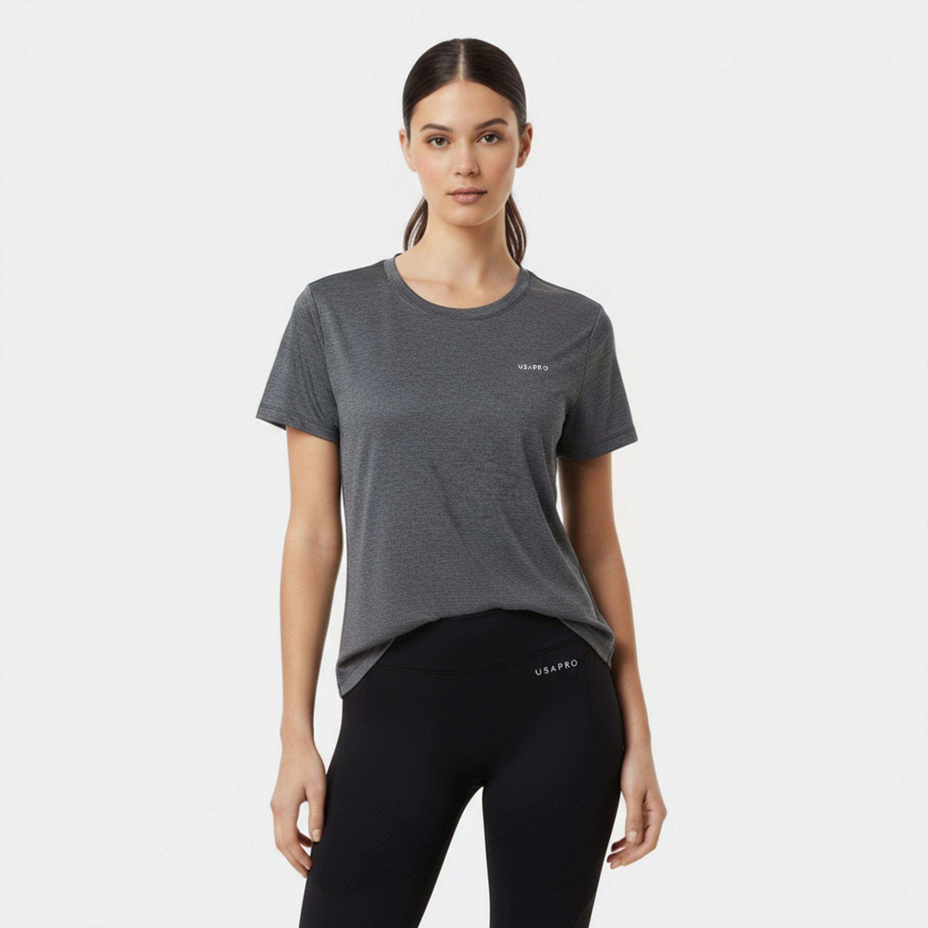 Preto - USA Pro - Pro Tech C Tee Womens - 3