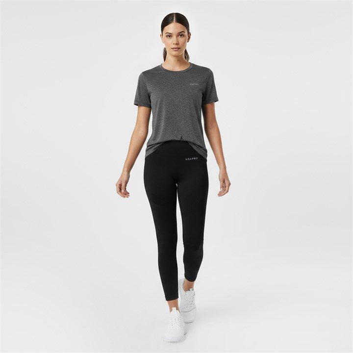 Preto - USA Pro - Pro Tech C Tee Womens - 5
