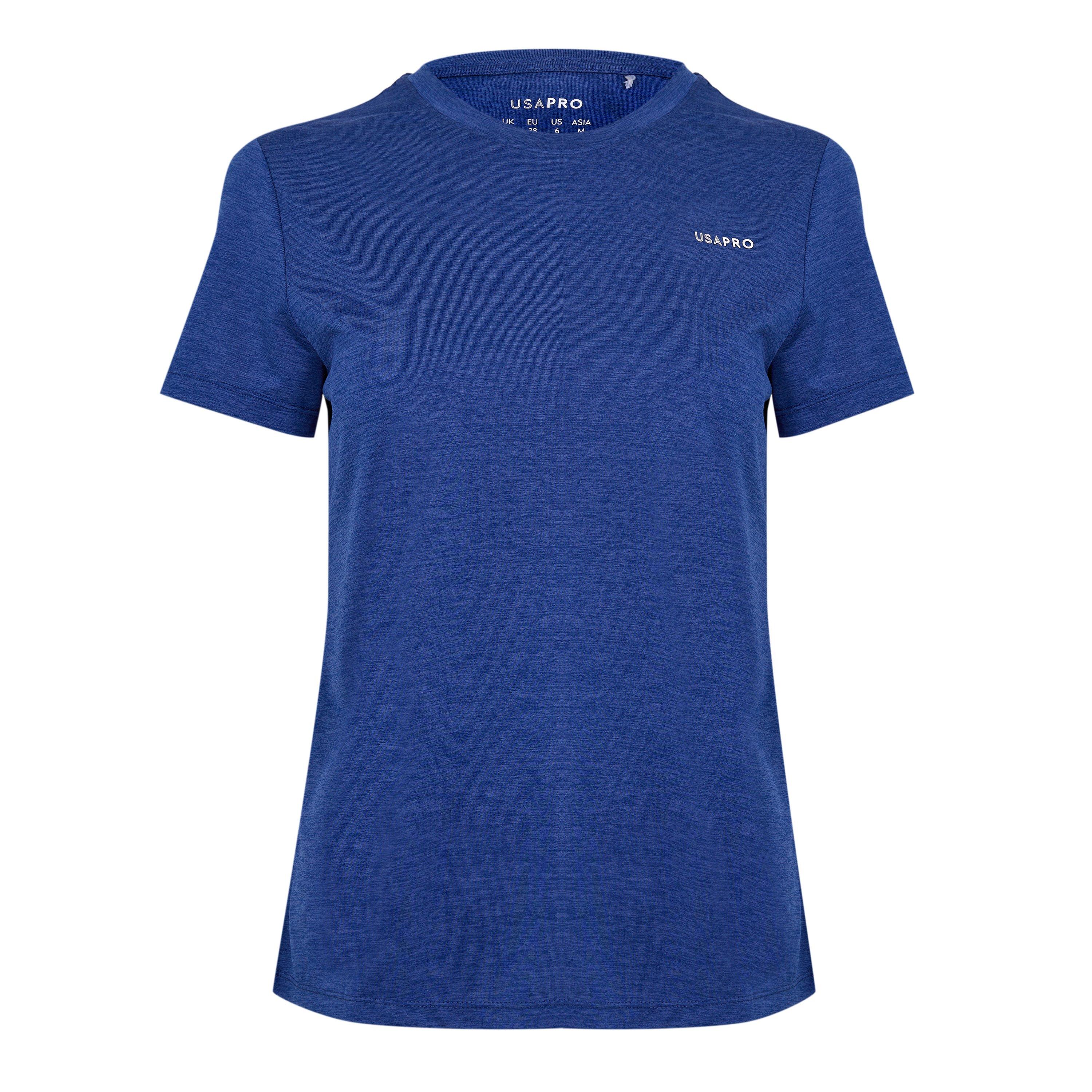 Usa Pro Women's Tech Crew Tee - Navy - 14 (42)