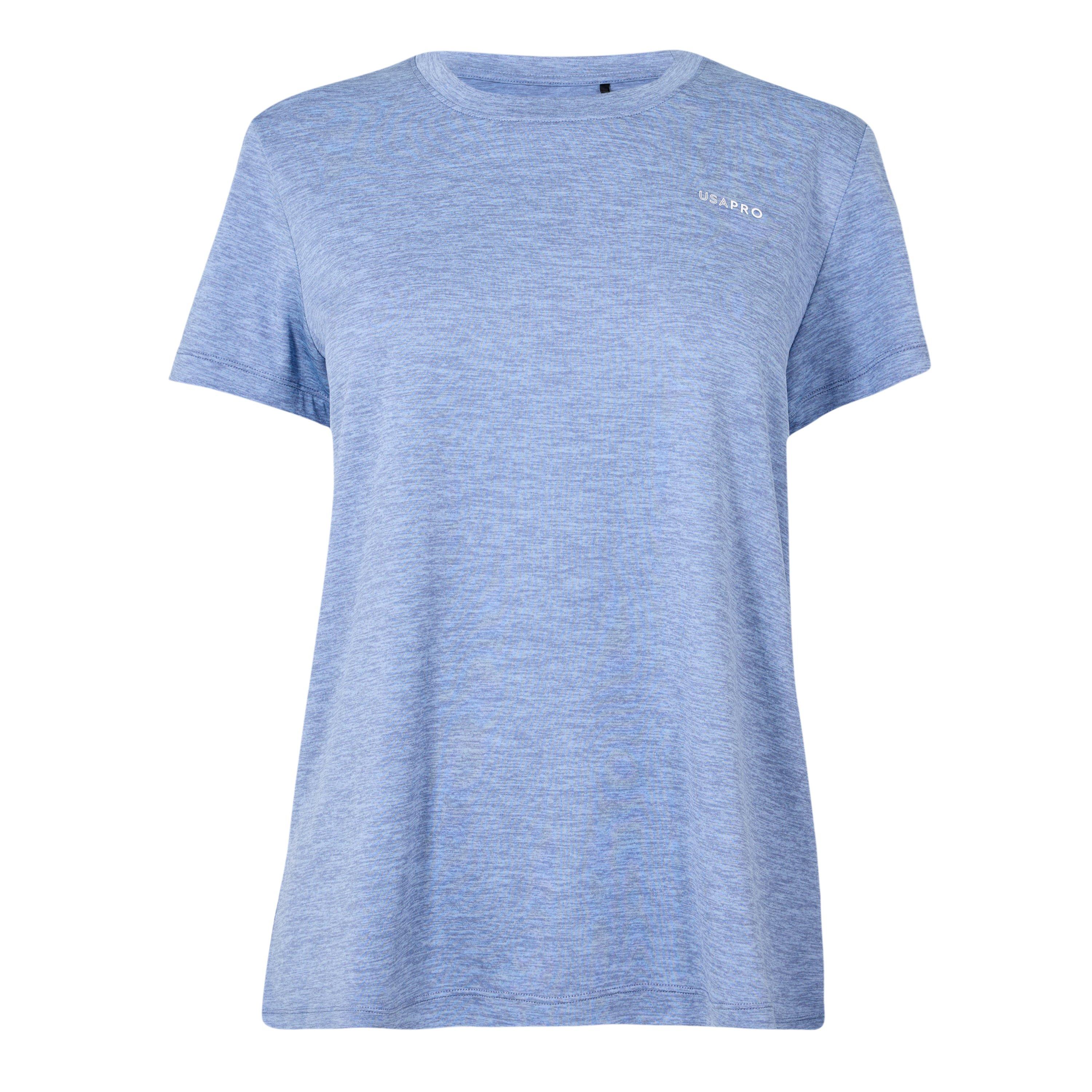 Usa Pro Women's Tech Crew Tee - Dusk - 12 (40)