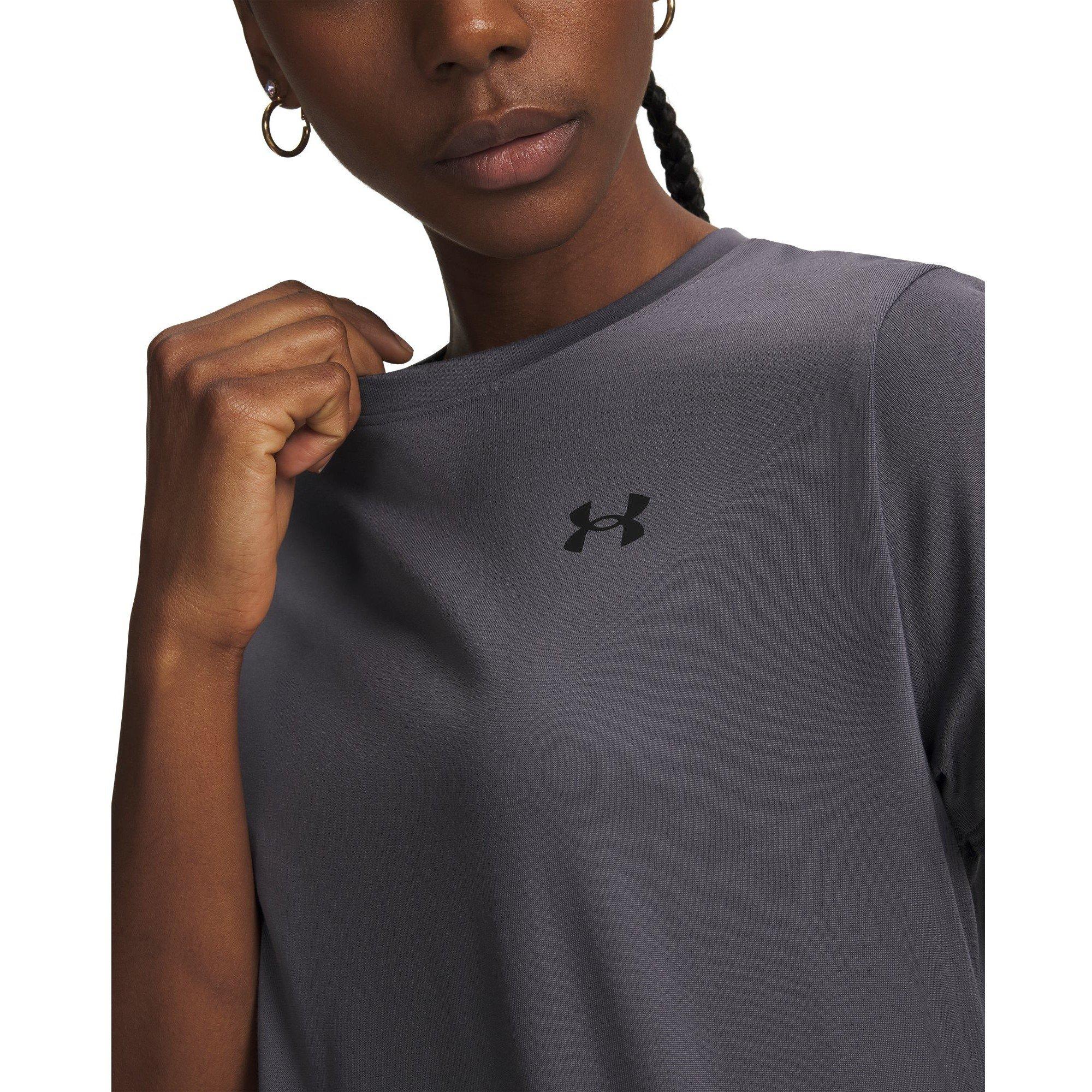 Cstlerck/Black - Under Armour - Armour Tech Ssc - Solid Gym Top Womens - 5