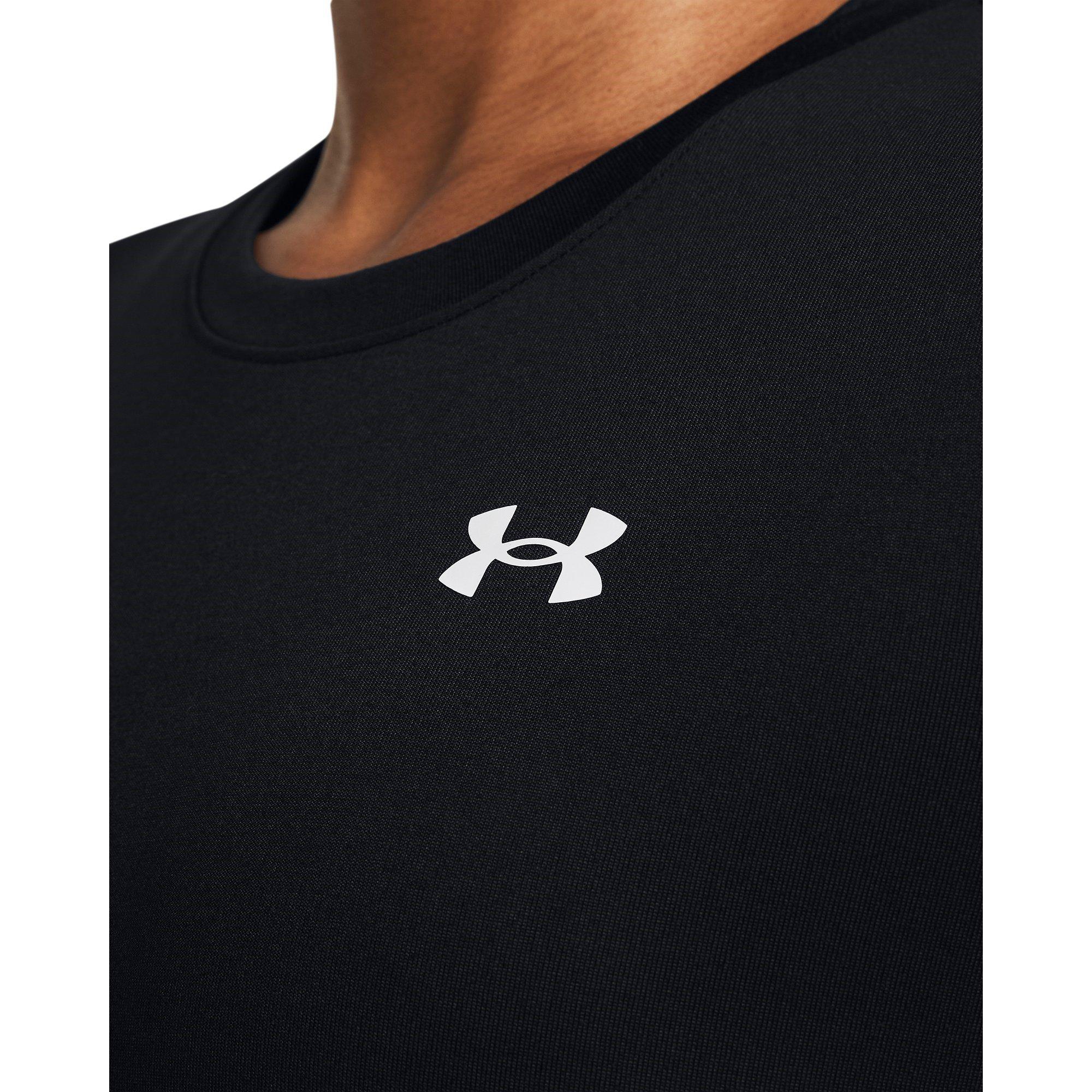 Black/White - Under Armour - Women's Tech Solid Short Sleeve Performance Gym Top - 12