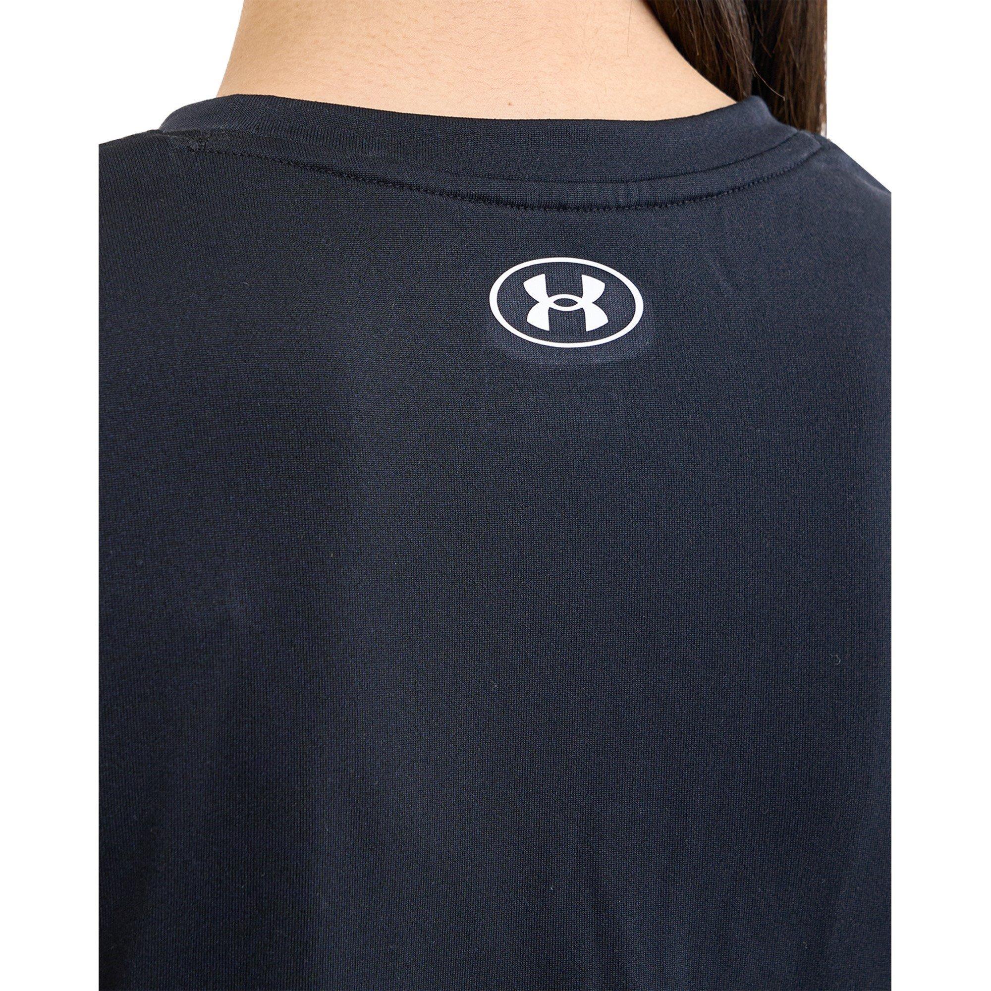Black/White - Under Armour - Women's Tech Solid Short Sleeve Performance Gym Top - 13