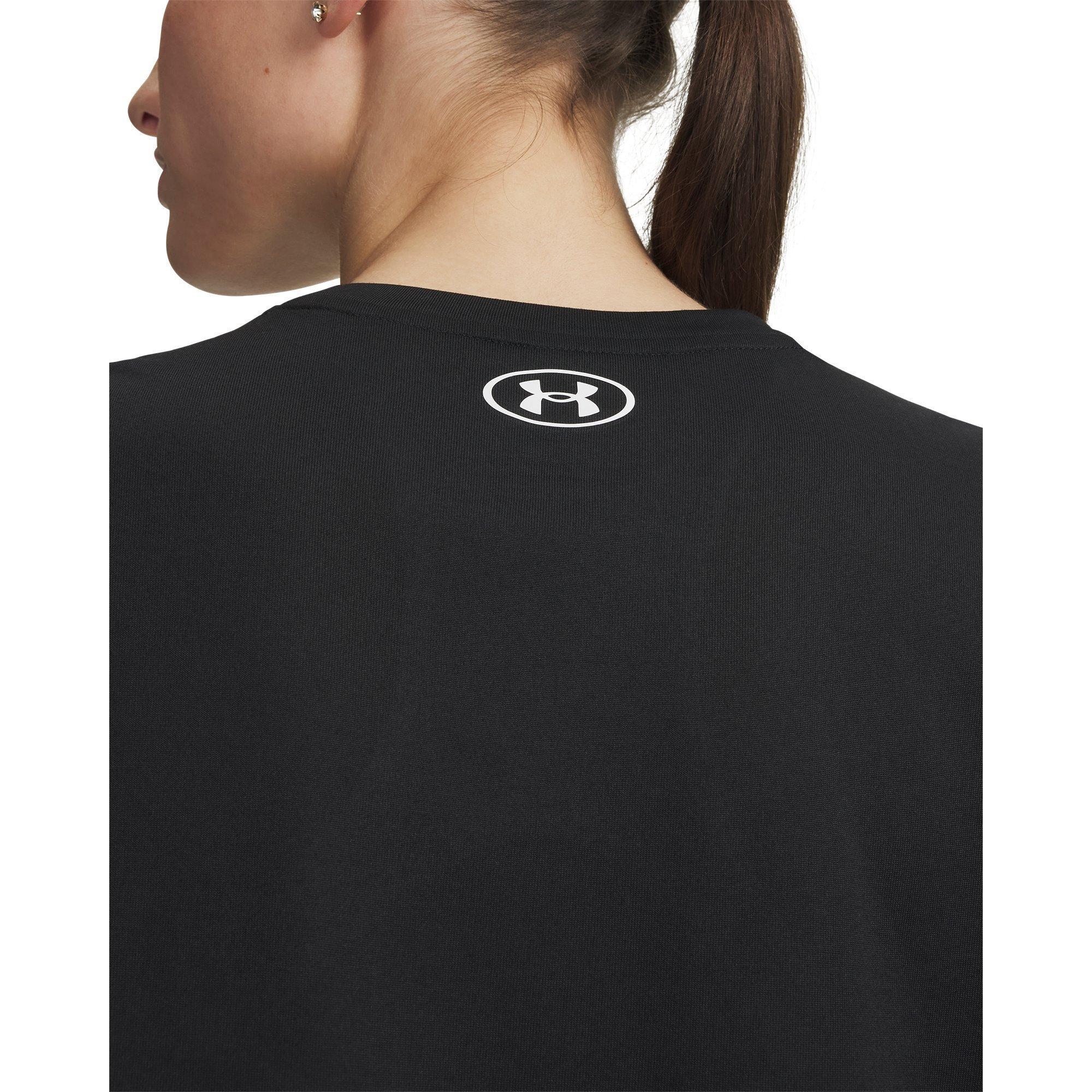 Black/White - Under Armour - Women's Tech Solid Short Sleeve Performance Gym Top - 14