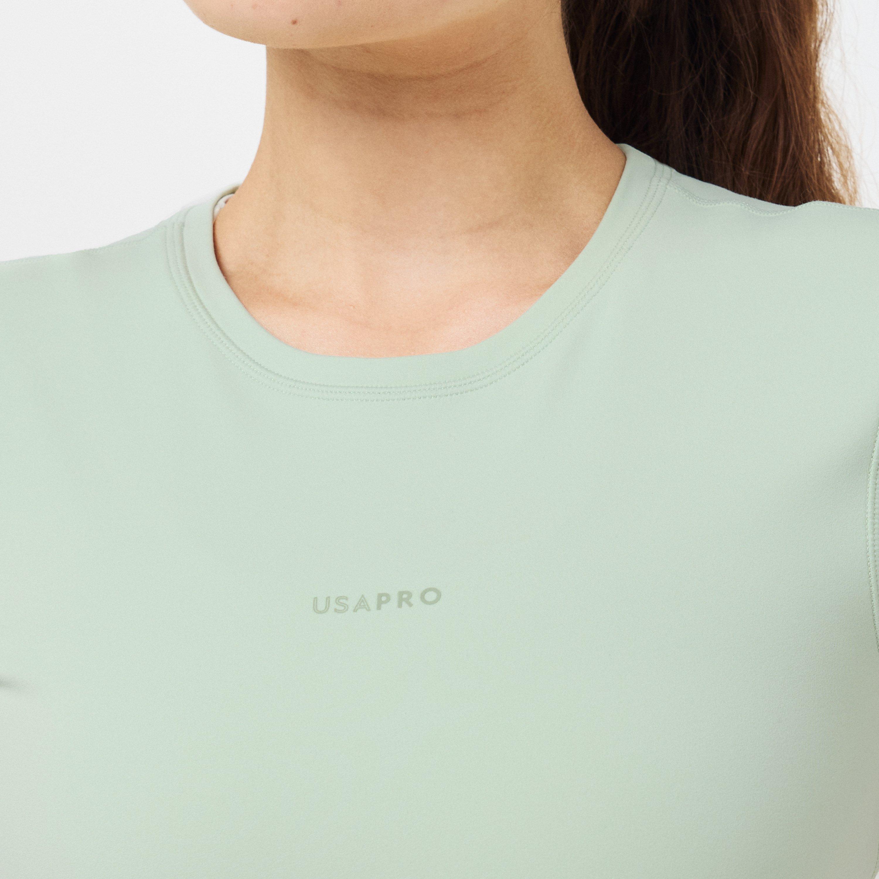 Pistacho - USA Pro - Training SS Crop T-Shirts Womens - 5