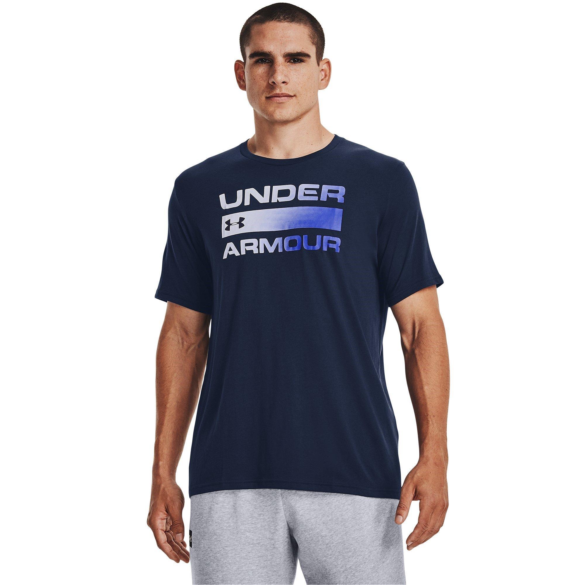Acdmy/Graphite - Under Armour - Team Issue Wordmark Mens T Shirt - 2