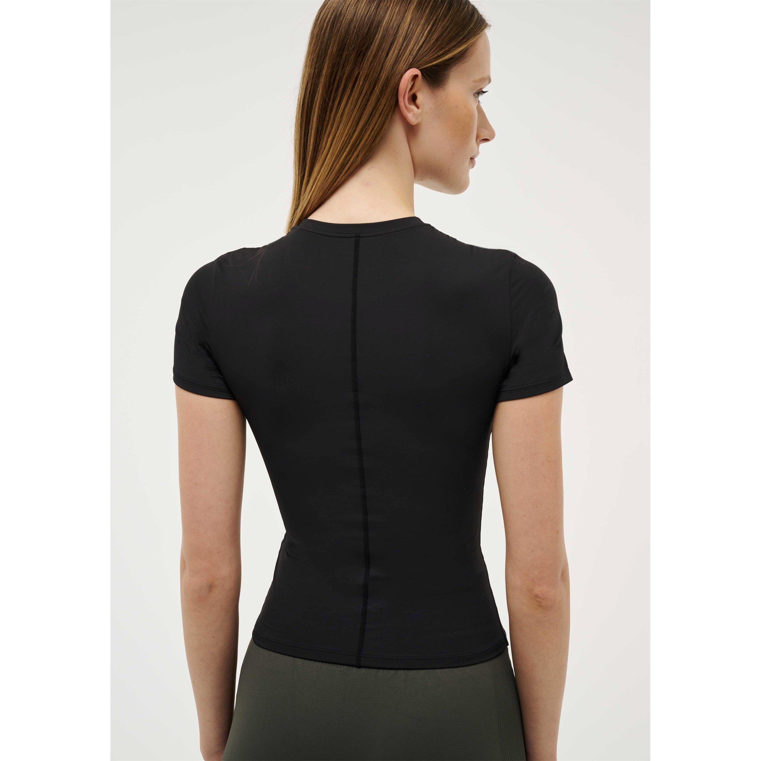 Black - PE Nation - Women's Foundation Short-Sleeve Performance Gym Top - 2