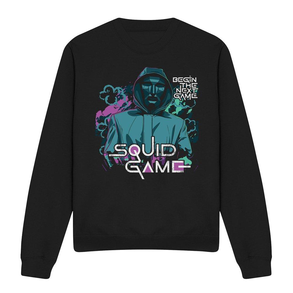 Black - Squid Game - SQUID GAME FRONT MAN BEGIN THE NEXT GAME Sweatshir - 4