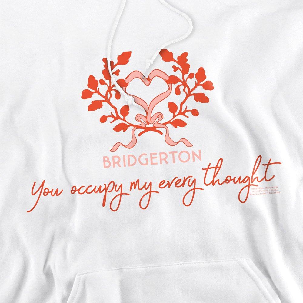 White - Bridgerton - Bridgerton Occupy My Thoughts Hoodie White - 2