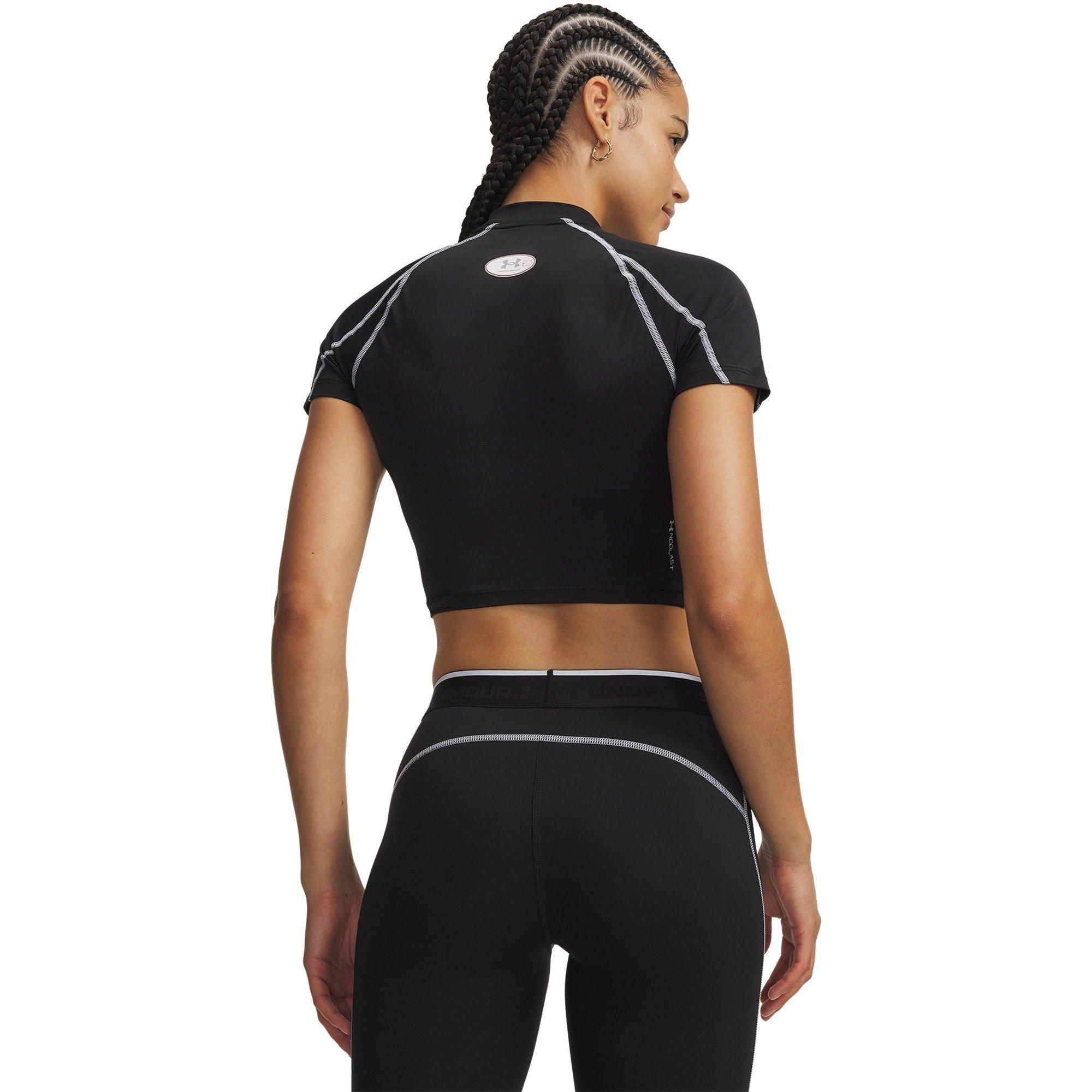 Ultimate Black - Under Armour - UA HG ECrop Mck SS Ld63 - 2