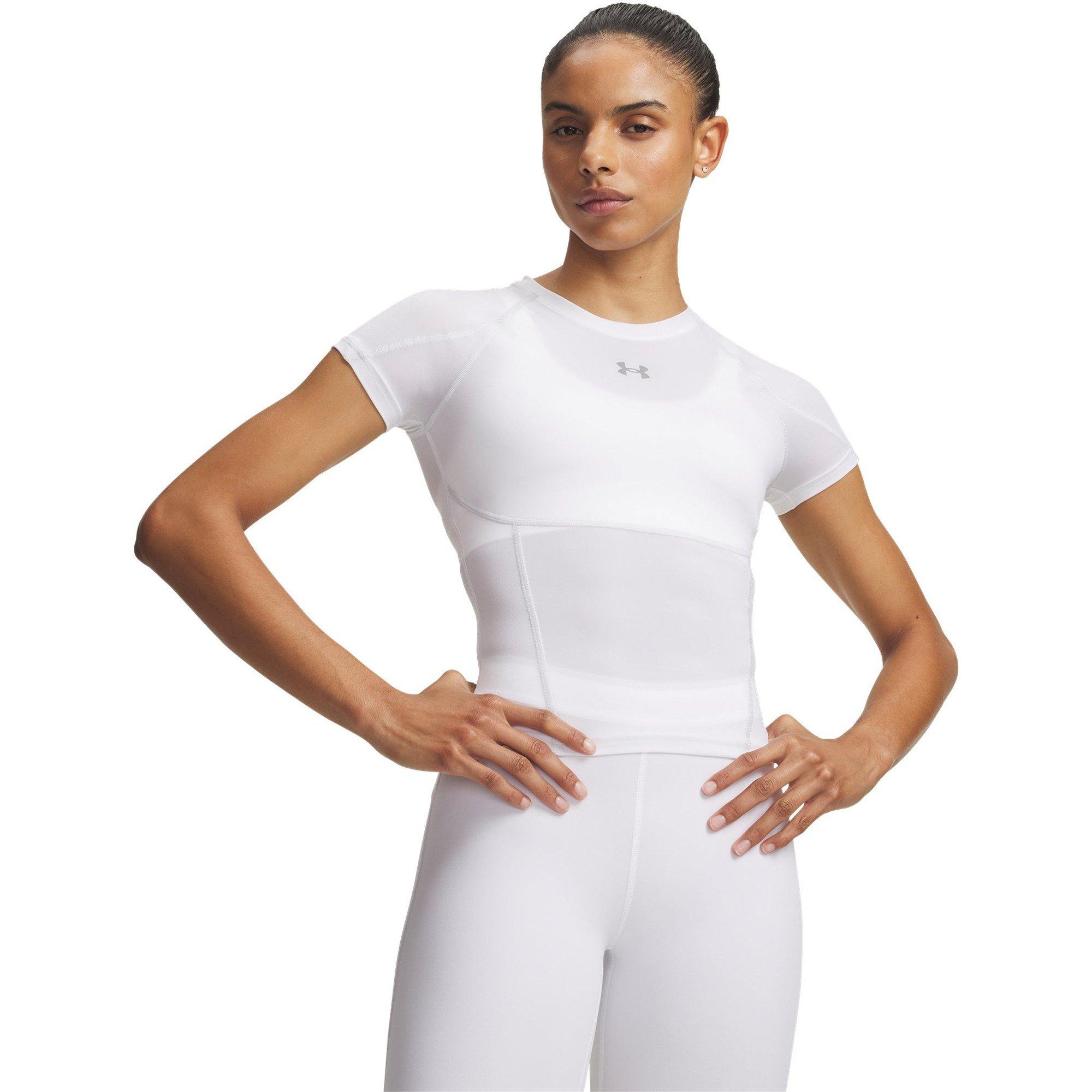 White - Under Armour - UA HeatGear Elite SS Ld63 - 1