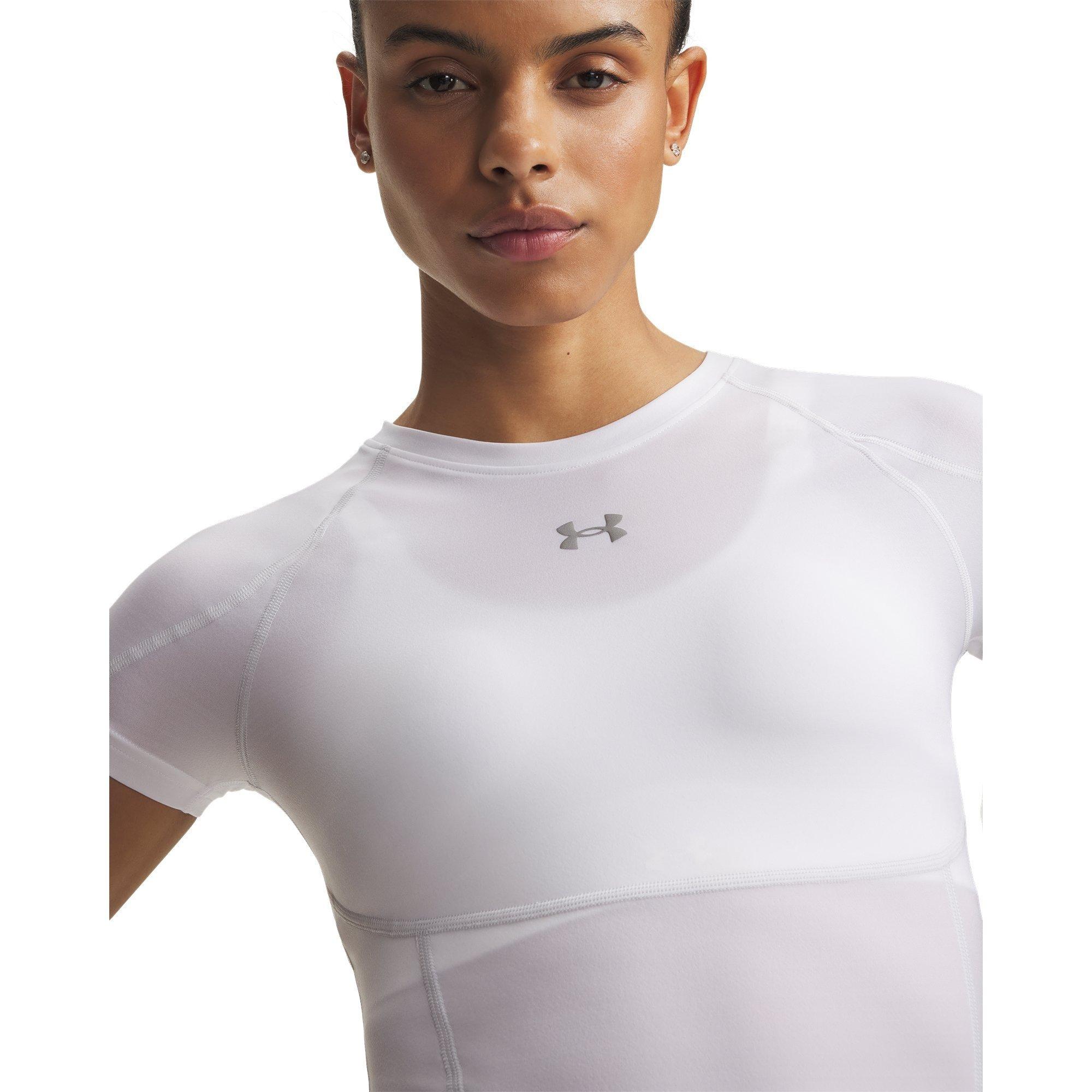 White - Under Armour - UA HeatGear Elite SS Ld63 - 3