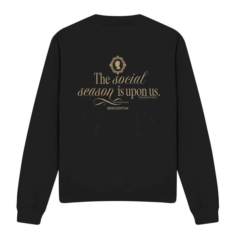 Black - Bridgerton - Bridgerton The Social Season Is Upon Us Sweatshirt - 4