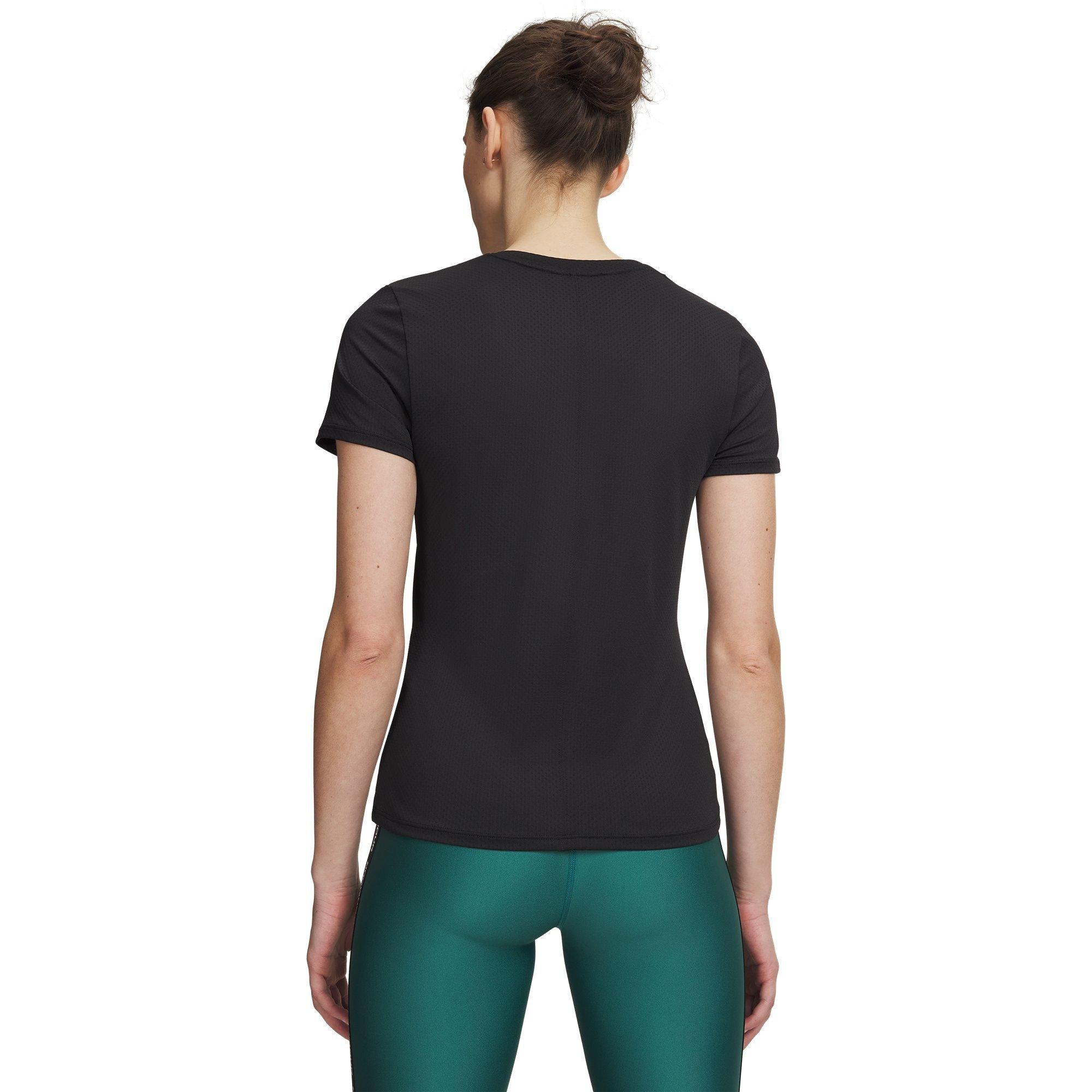 Black/White - Under Armour - Women's Short Sleeve Performance Gym Top - 2