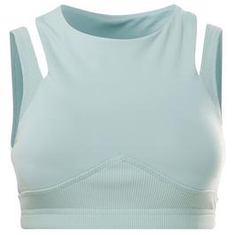 Reebok Studio Layered Womens Medium Support Sports Bra