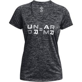 Under Armour Under Armour Tech Twist Graphic Ssv Gym Top Womens