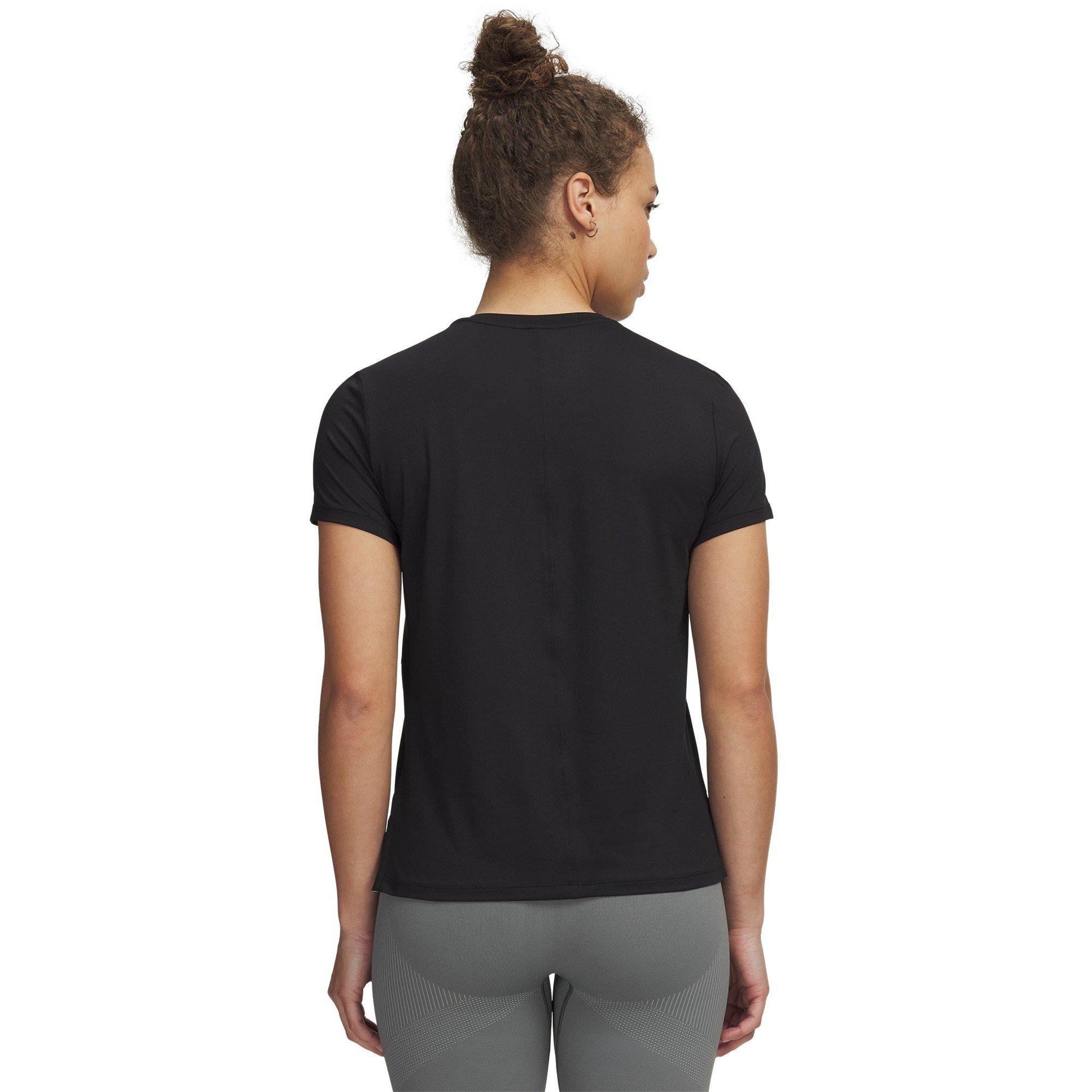 Black/Mod Gray - Under Armour - Women's Short Sleeve Performance Gym Top - 2